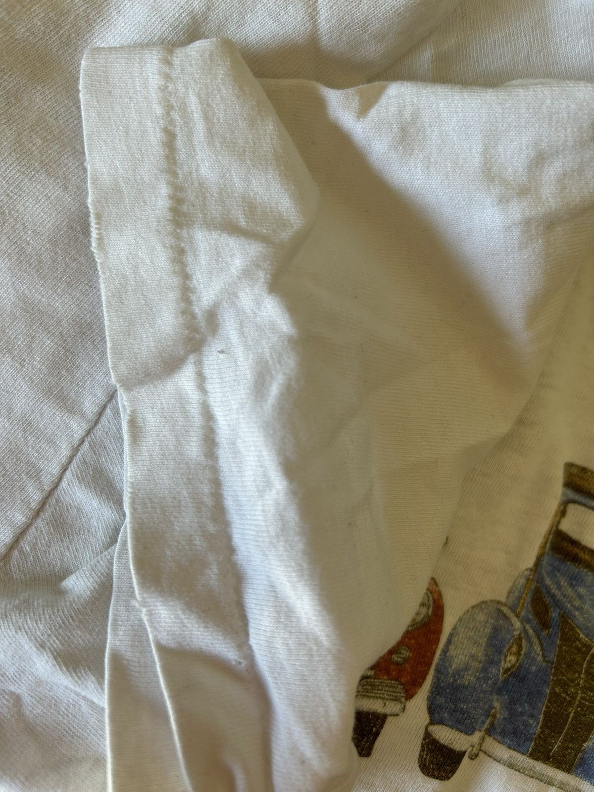 Vintage Stedman White Single Stitch Shirt Size US L / EU 52-54 / 3 - 4 Thumbnail
