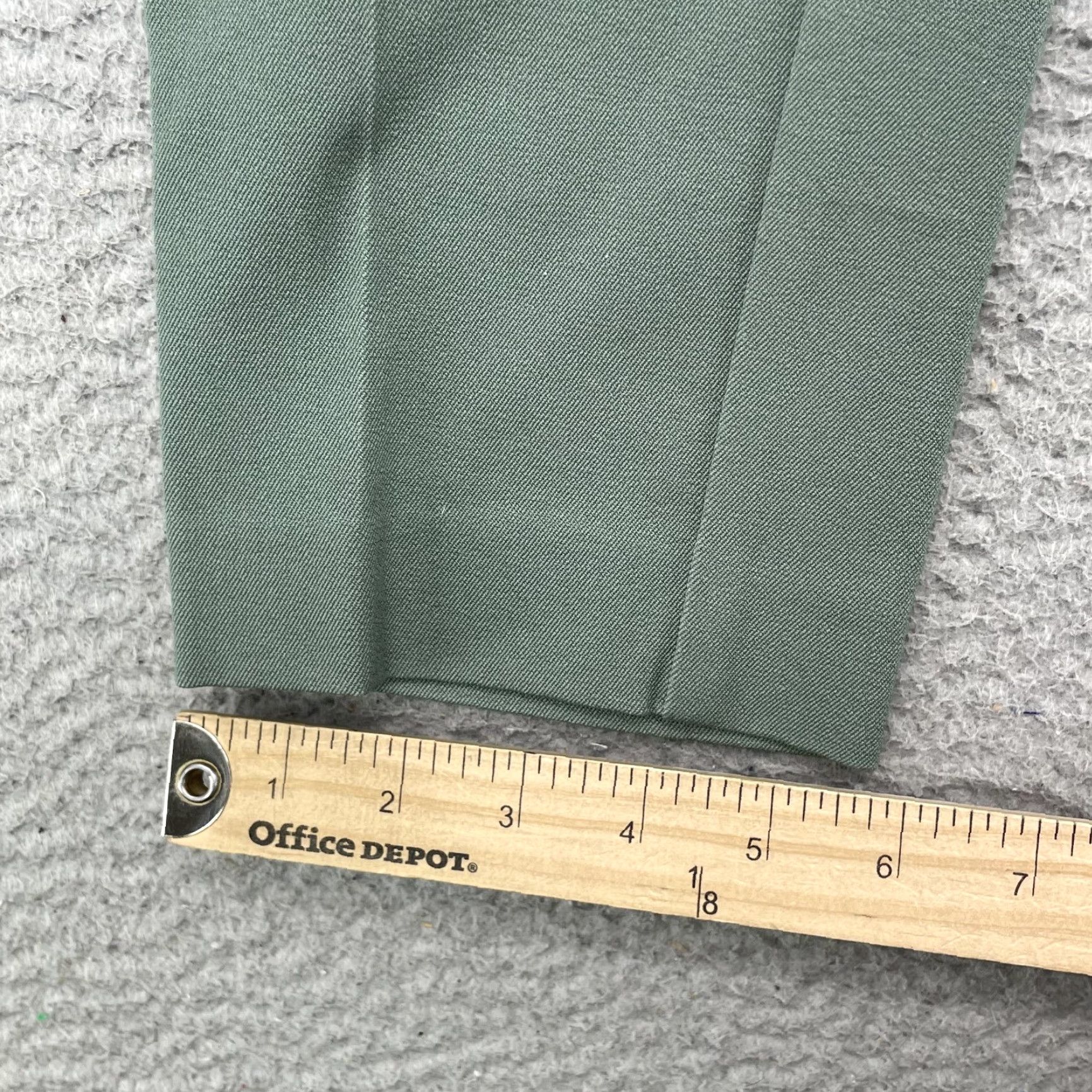 Mossimo Mossimo Ankle Pants Women's 8 Khaki Stretch Corpcore Office Academia Minimalist Green Solid Size 30" / US 8 / IT 44 - 7 Thumbnail