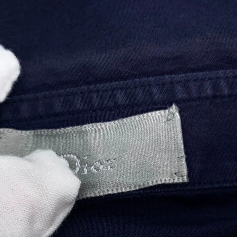 Dior Dior Size 39 Blue little bee embroidered cotton long-sleeve Size US XXS / EU 40 - 9 Thumbnail