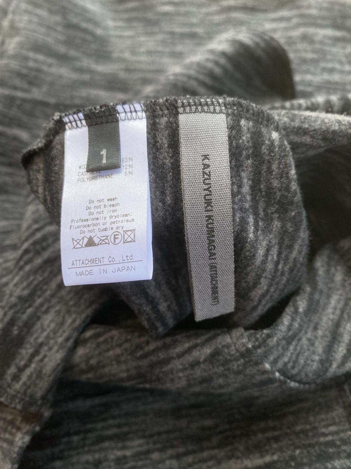 Kazuyuki Kumagai Attachment Rare Kazuyuki Kumagai Attachment Wool Sweater Size US M / EU 48-50 / 2 - 14 Thumbnail
