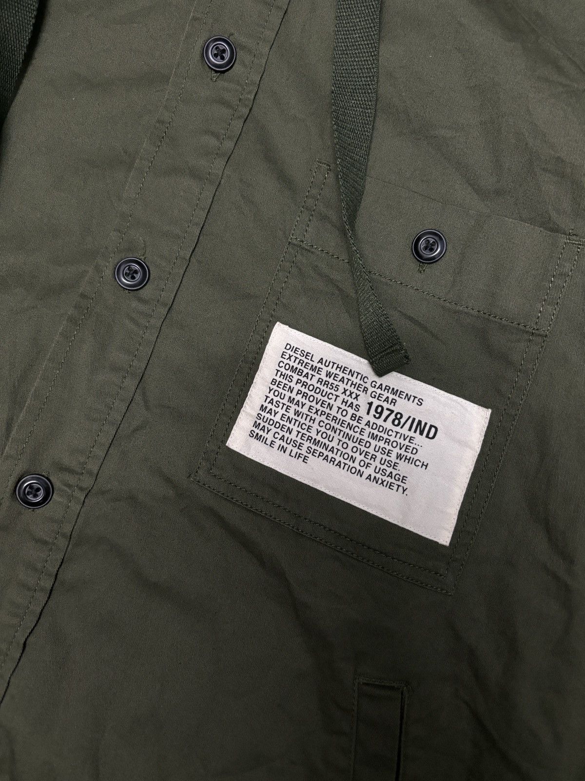 Diesel Diesel Flag Patch Military Parka Jacket Size US M / EU 48-50 / 2 - 6 Thumbnail