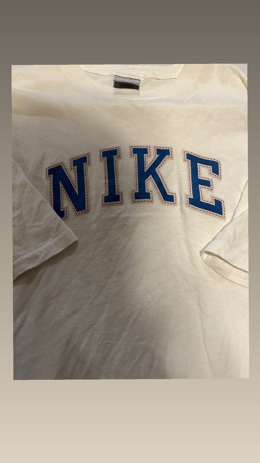 Nike Vintage white Nike tee Size US XXL / EU 58 / 5 - 3 Thumbnail