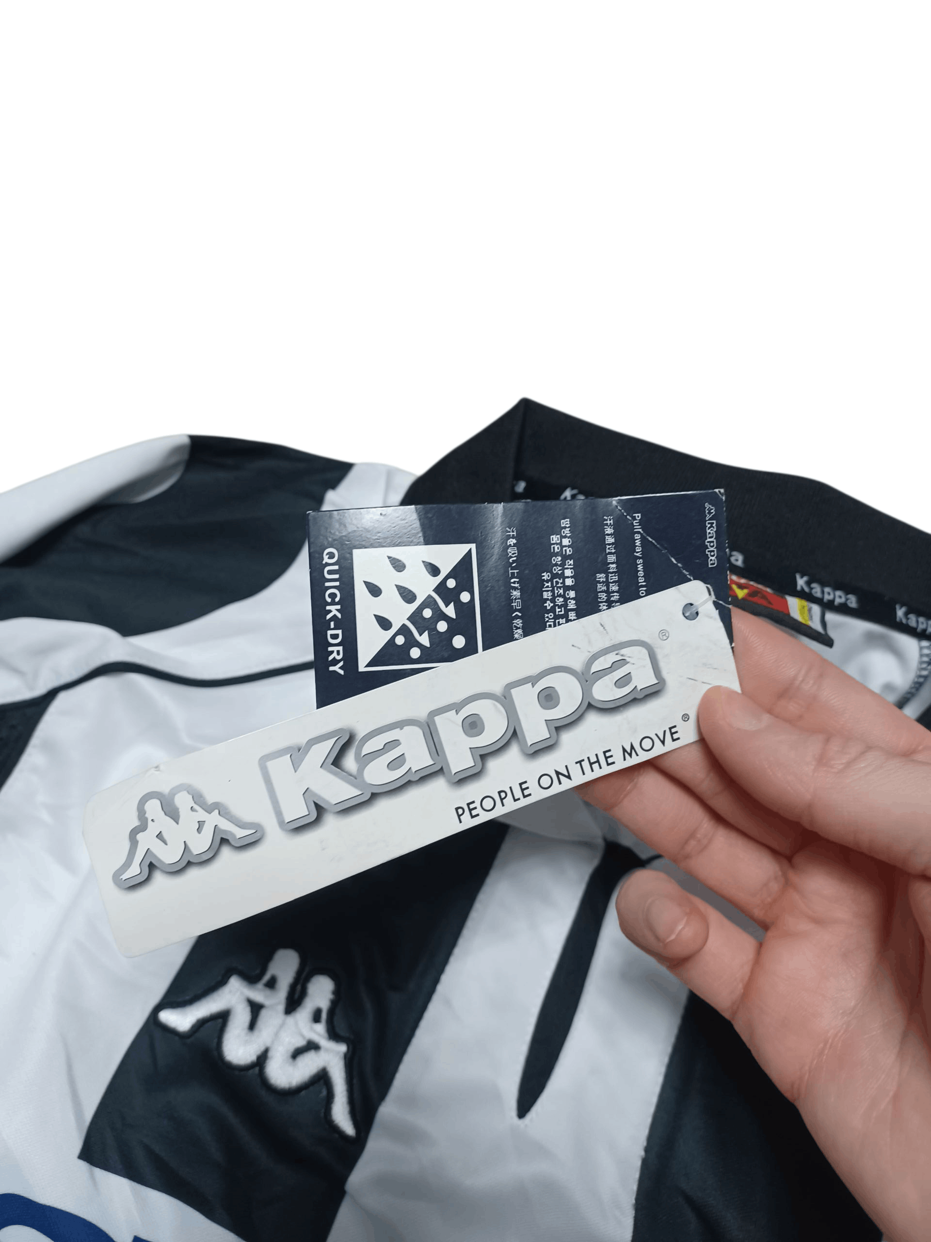 Kappa ZIDANE JUVENTUS KAPPA VINTAGE 1997/1998 SOCCER JERSEY Size US L / EU 52-54 / 3 - 6 Thumbnail