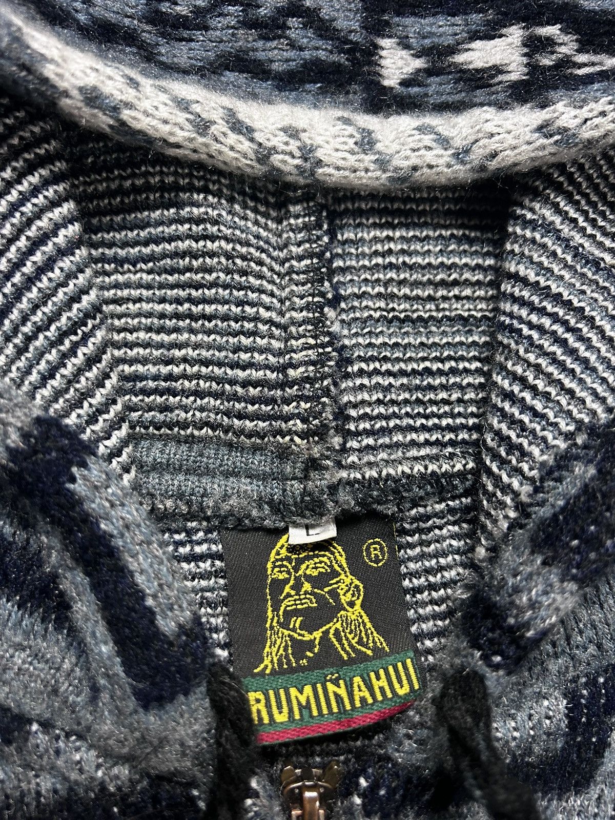 Native × Vintage Wool Jacket Made in Ecuador Ruminahui Vintage Native Size US L / EU 52-54 / 3 - 5 Thumbnail