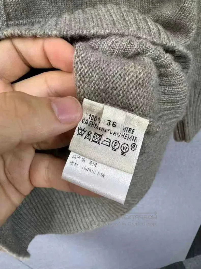 Hermes Hermes Gray Cashmere Open Cardigan Size XS / US 0-2 / IT 36-38 - 5 Thumbnail