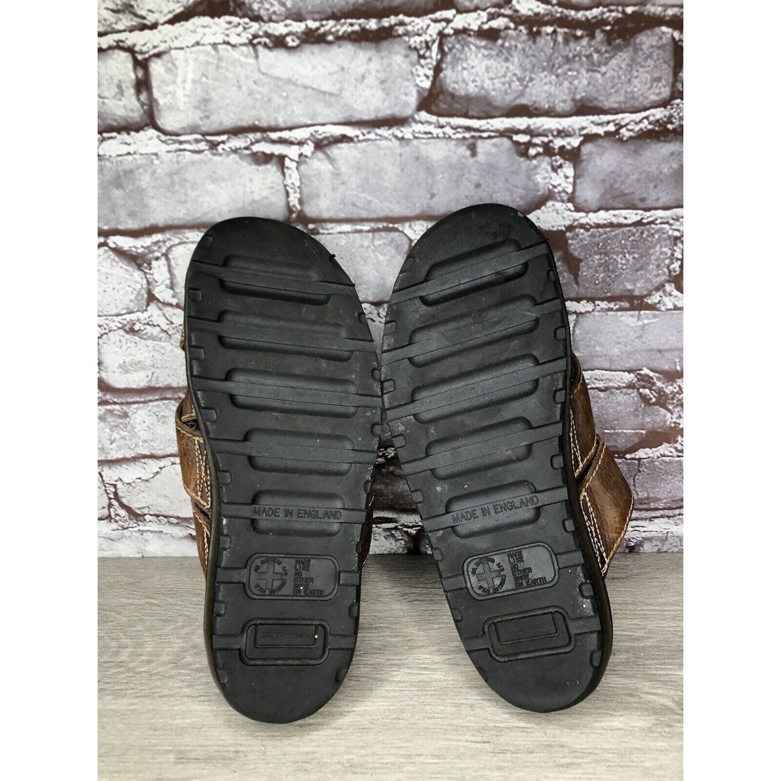 Dr. Martens Vintage 90s DR. DOC MARTENS Brown Leather Fisherman Platform Size US 10 / EU 43 - 9 Thumbnail