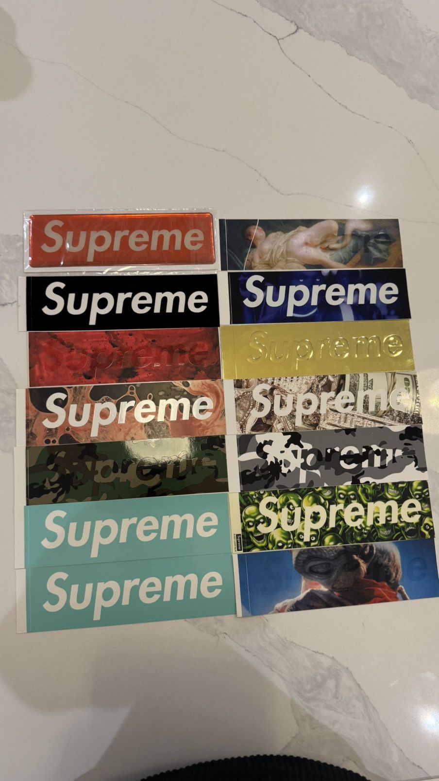 Supreme Supreme Box Logo Sticker Lot collection Size ONE SIZE - 1 Thumbnail