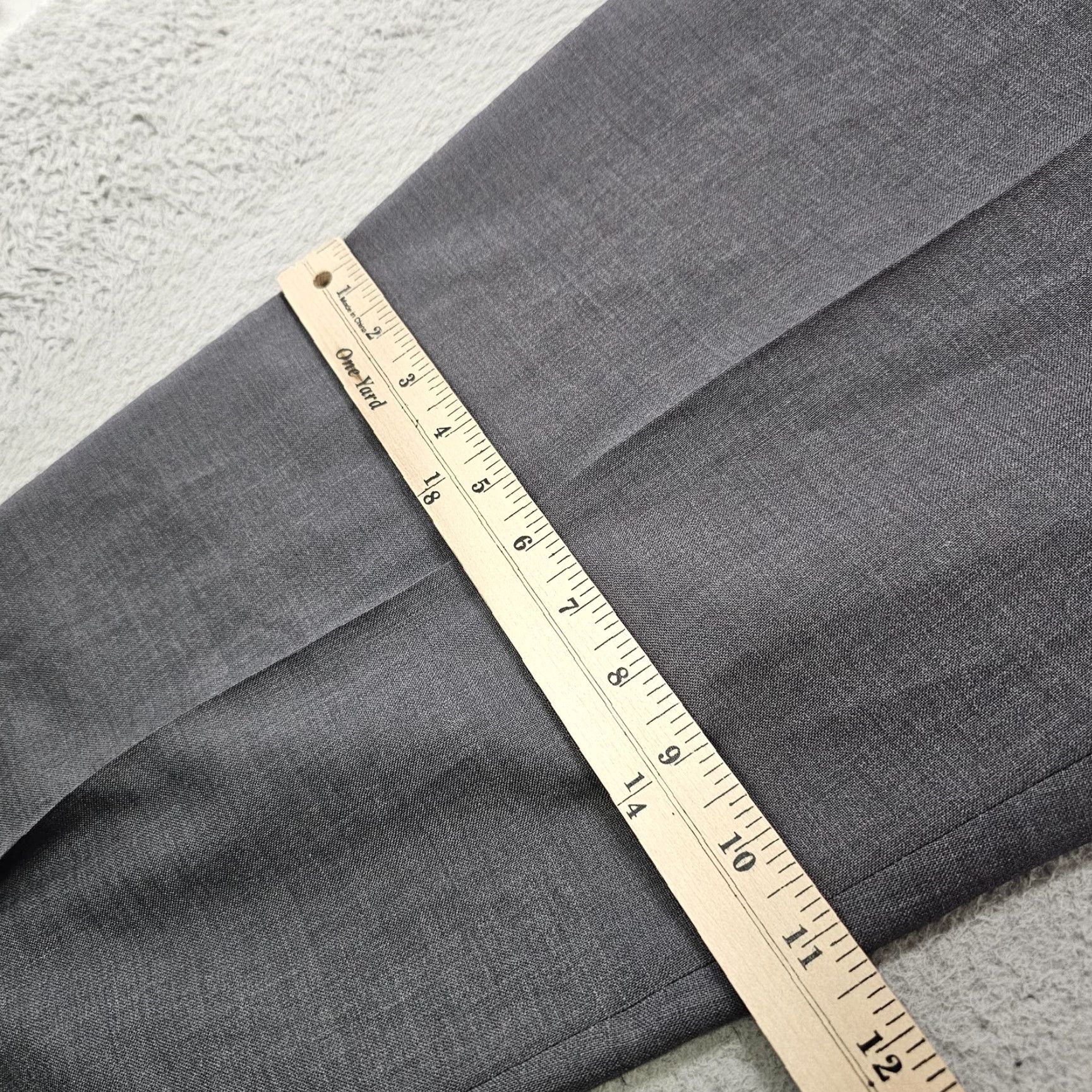 Jos. A. Bank Jos A Bank Pants Mens 40 Gray Traveler's Collection Wool Tailored Fit Unhemmed Size US 40 / EU 56 - 6 Thumbnail