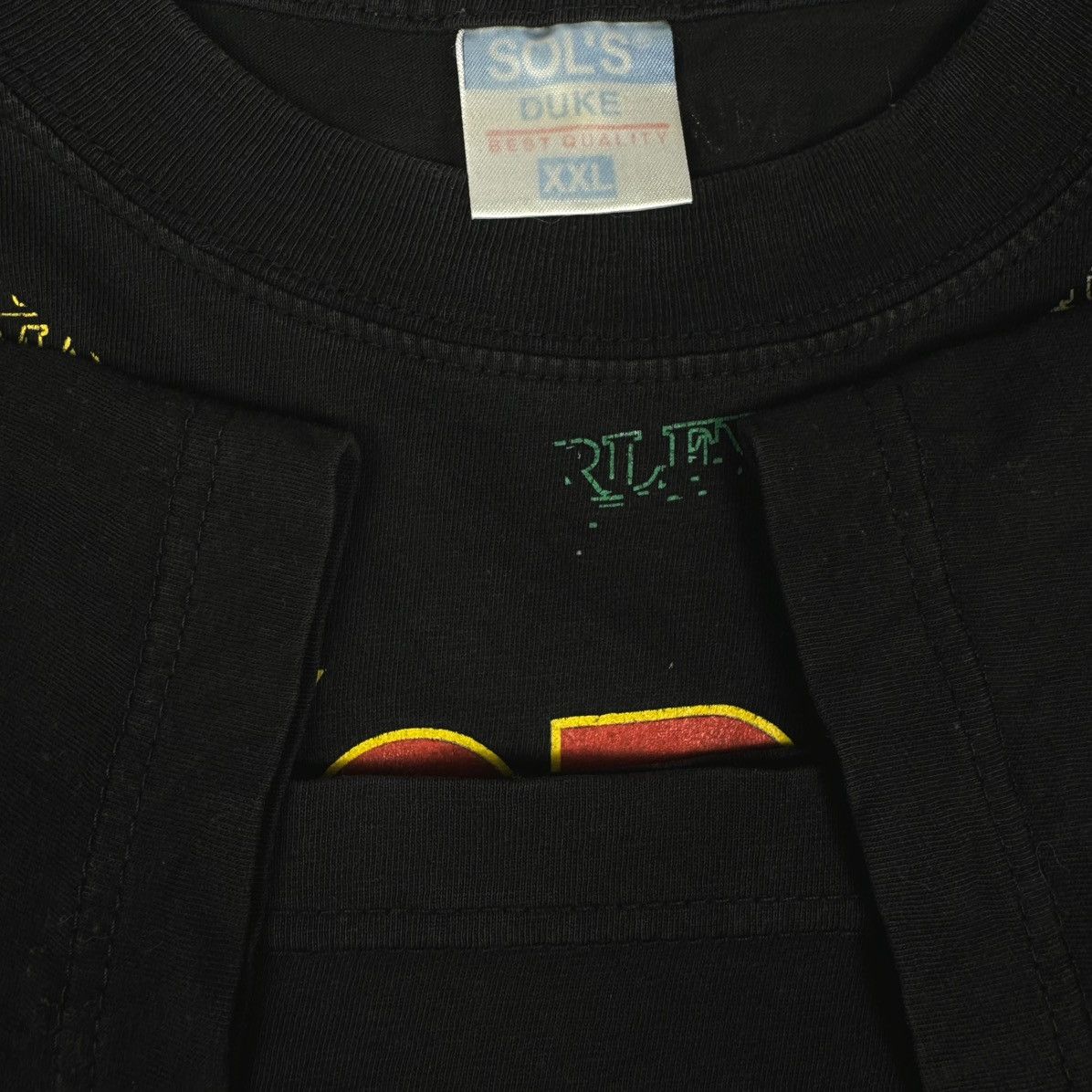 Bob Marley Vintage 90s Bob Marley Exodus Rare All Over Euro T Shirt Size US XXL / EU 58 / 5 - 3 Thumbnail