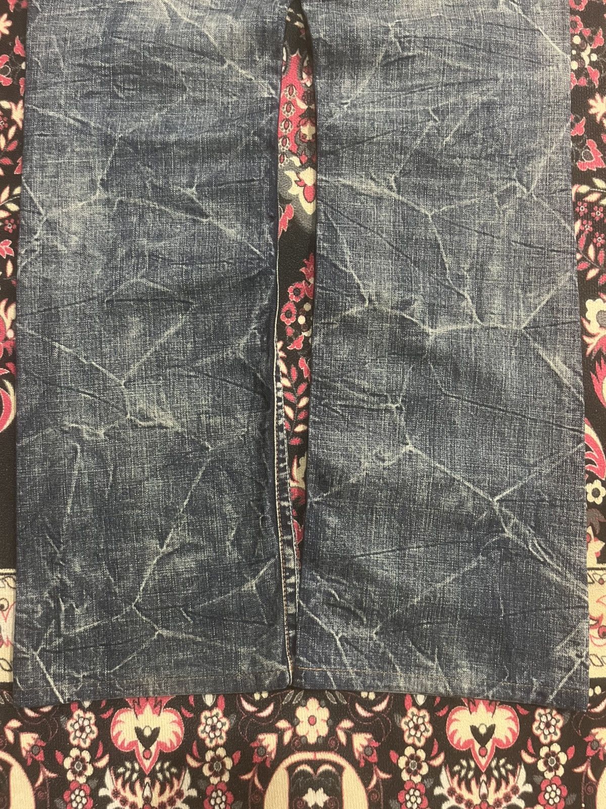 Tornado Mart Ozz-Firsi Pinball Distressed Thunder Distressed Flare Jeans Size US 30 / EU 46 - 8 Thumbnail