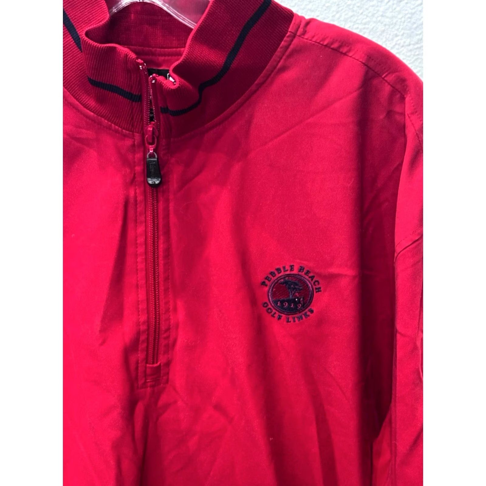 Vintage Ashworth Pebble Beach Golf Links Windbreaker SWEATER Large L Mens Size US L / EU 52-54 / 3 - 4 Thumbnail