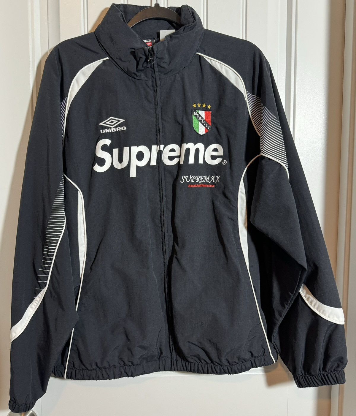 Supreme Supreme x Umbro Track Jacket Black | Grailed