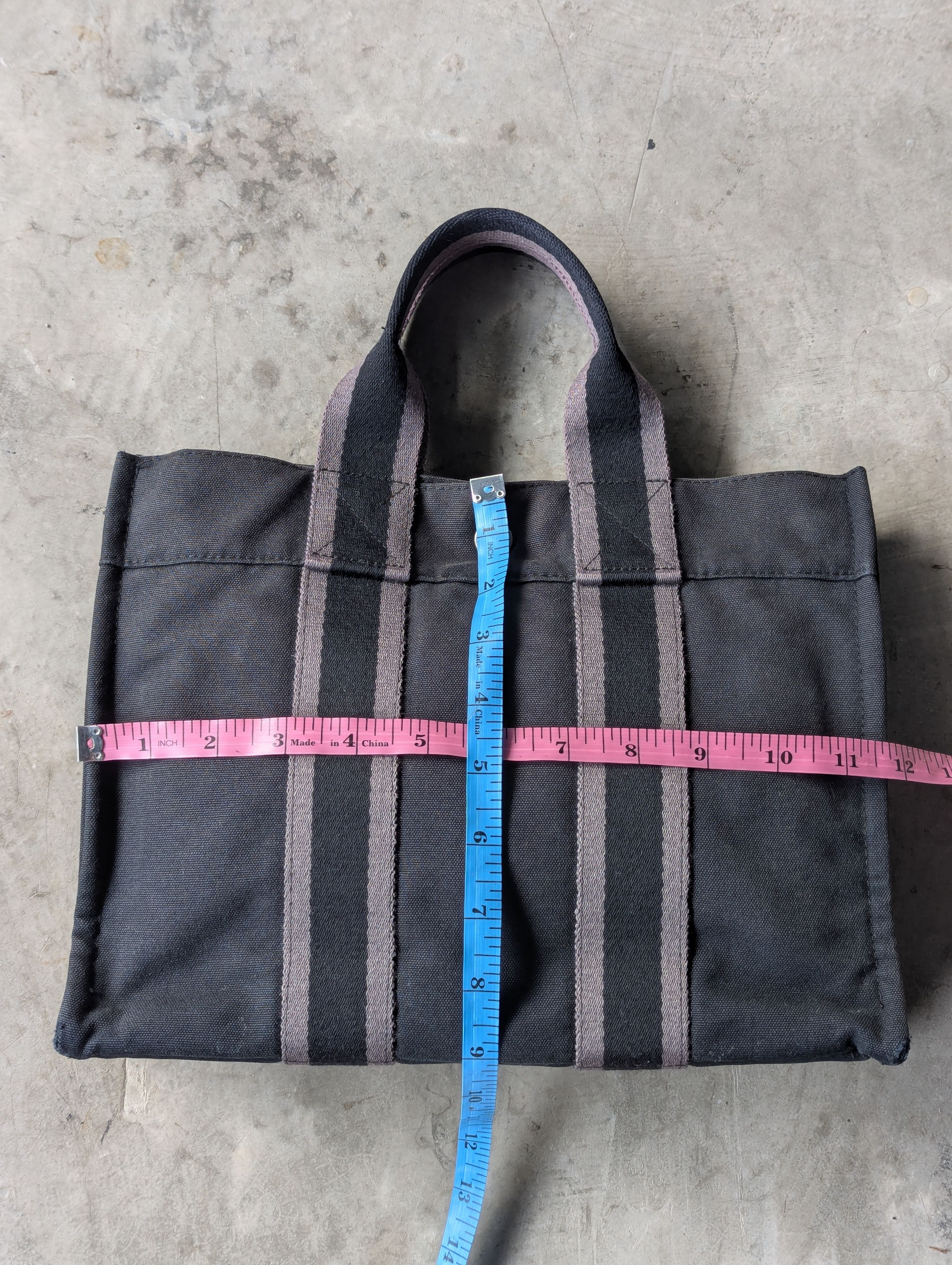 Hermès Fourre Tout PM Canvas Tote Bag