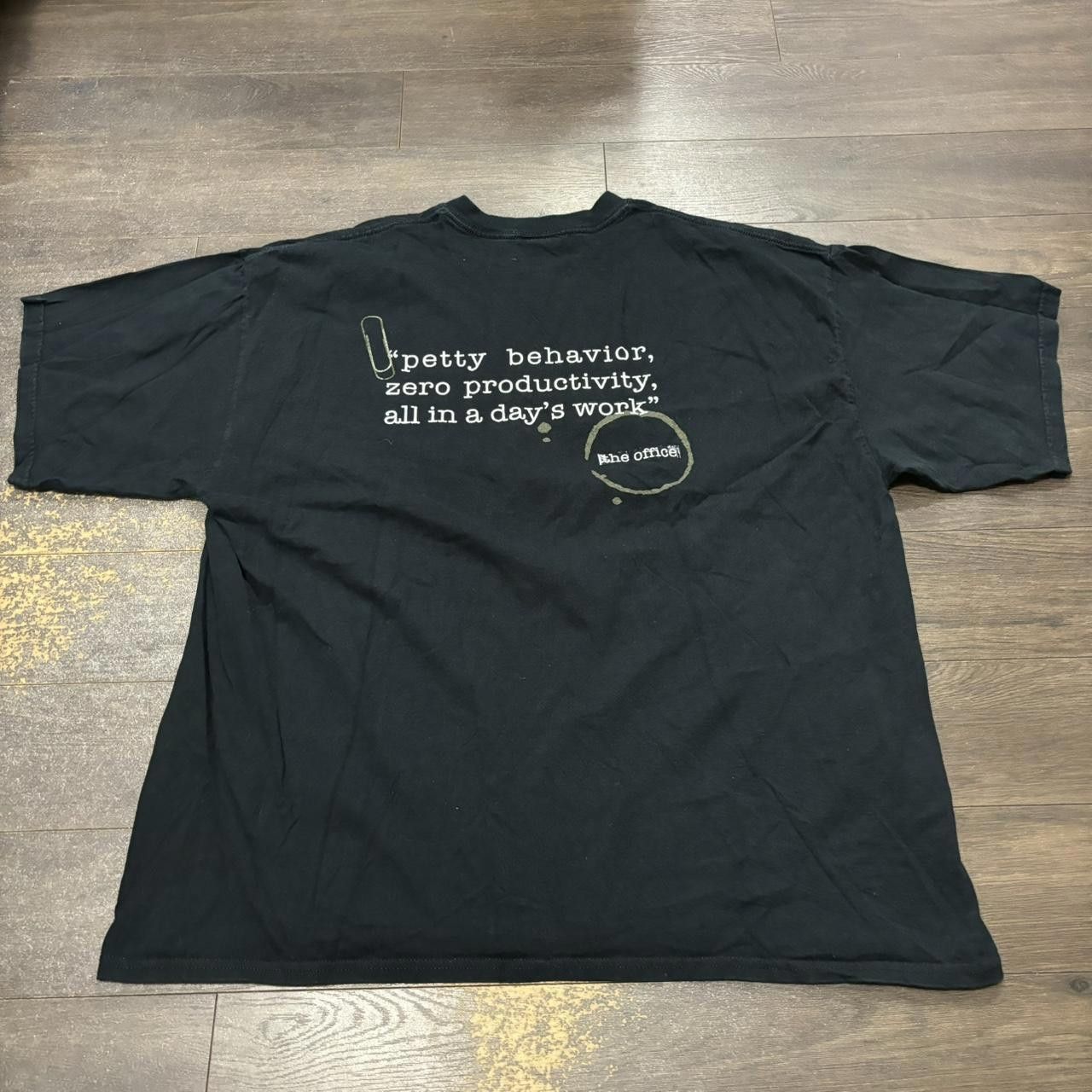 Designer Vintage the office petty behaviour zero productivity t shirt Size US XXL / EU 58 / 5 - 5 Thumbnail
