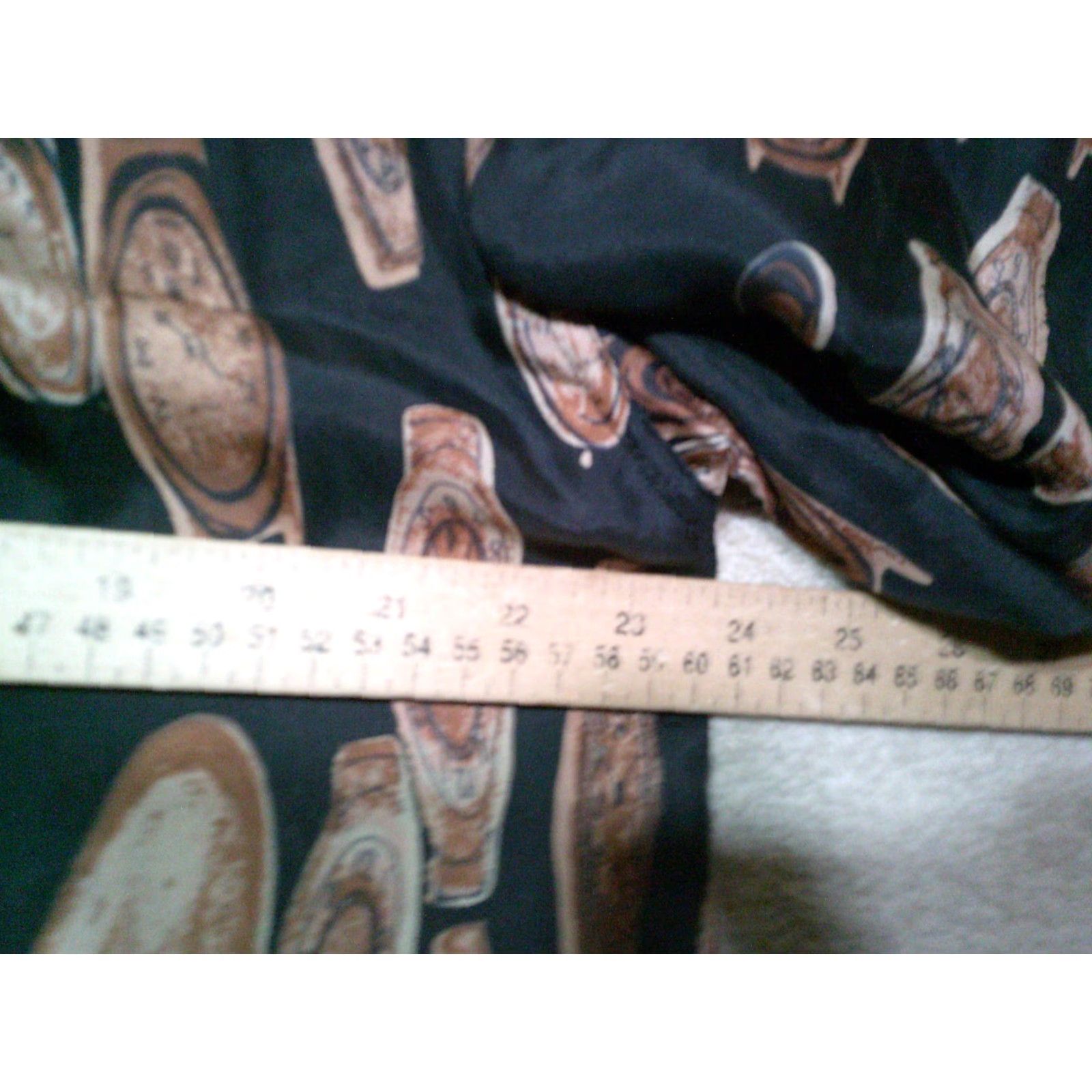 Vintage VINTAGE Protest Silk Button Up Shirt Mens Medium Brown Watches AOP 90s Abstract Shirt Size US M / EU 48-50 / 2 - 5 Thumbnail