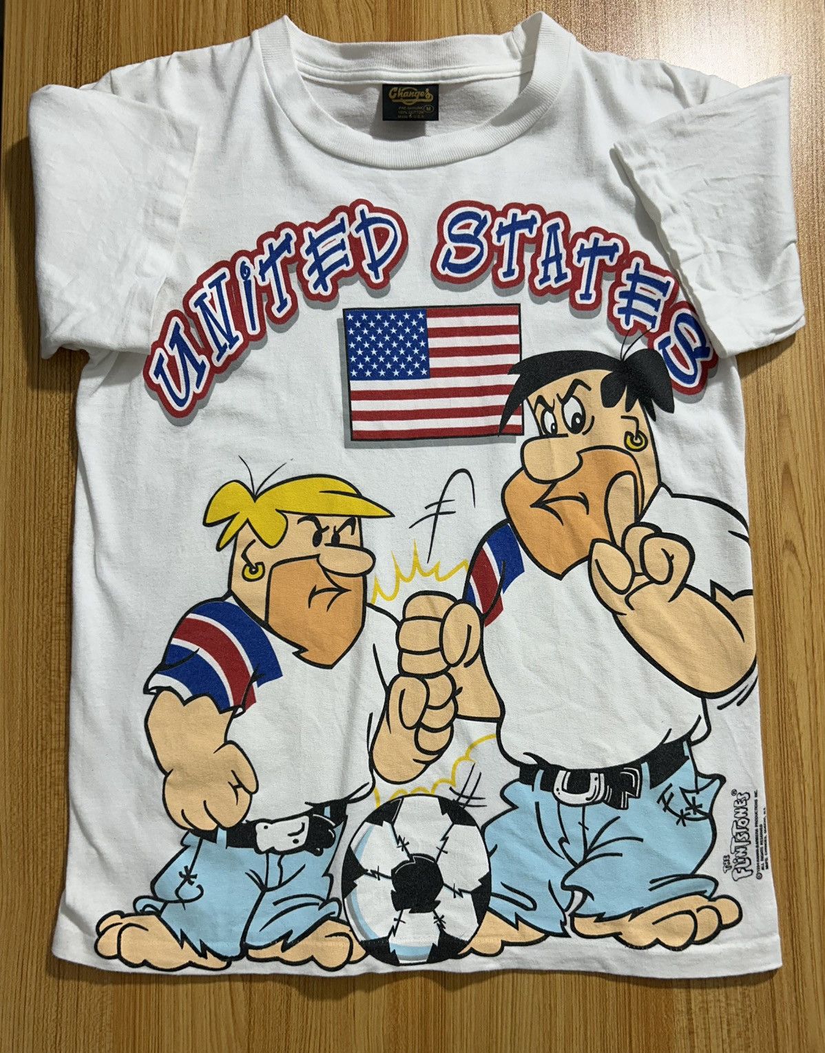 Other 1993 The Flintstones USA Soccer Team Size US M / EU 48-50 / 2 - 1 Thumbnail