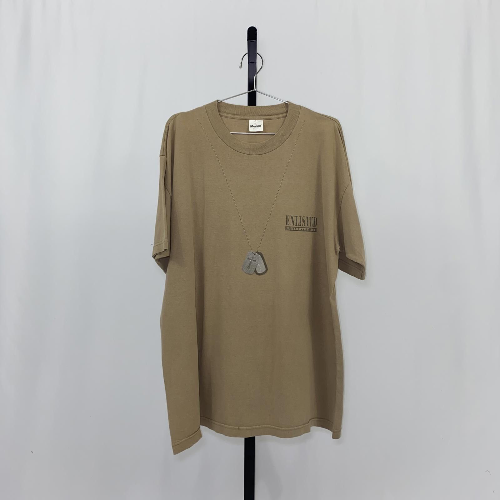 Vintage Vintage Murina XL Soldier of Christ Tee - Classic Tan Size US XL / EU 56 / 4 - 1 Thumbnail