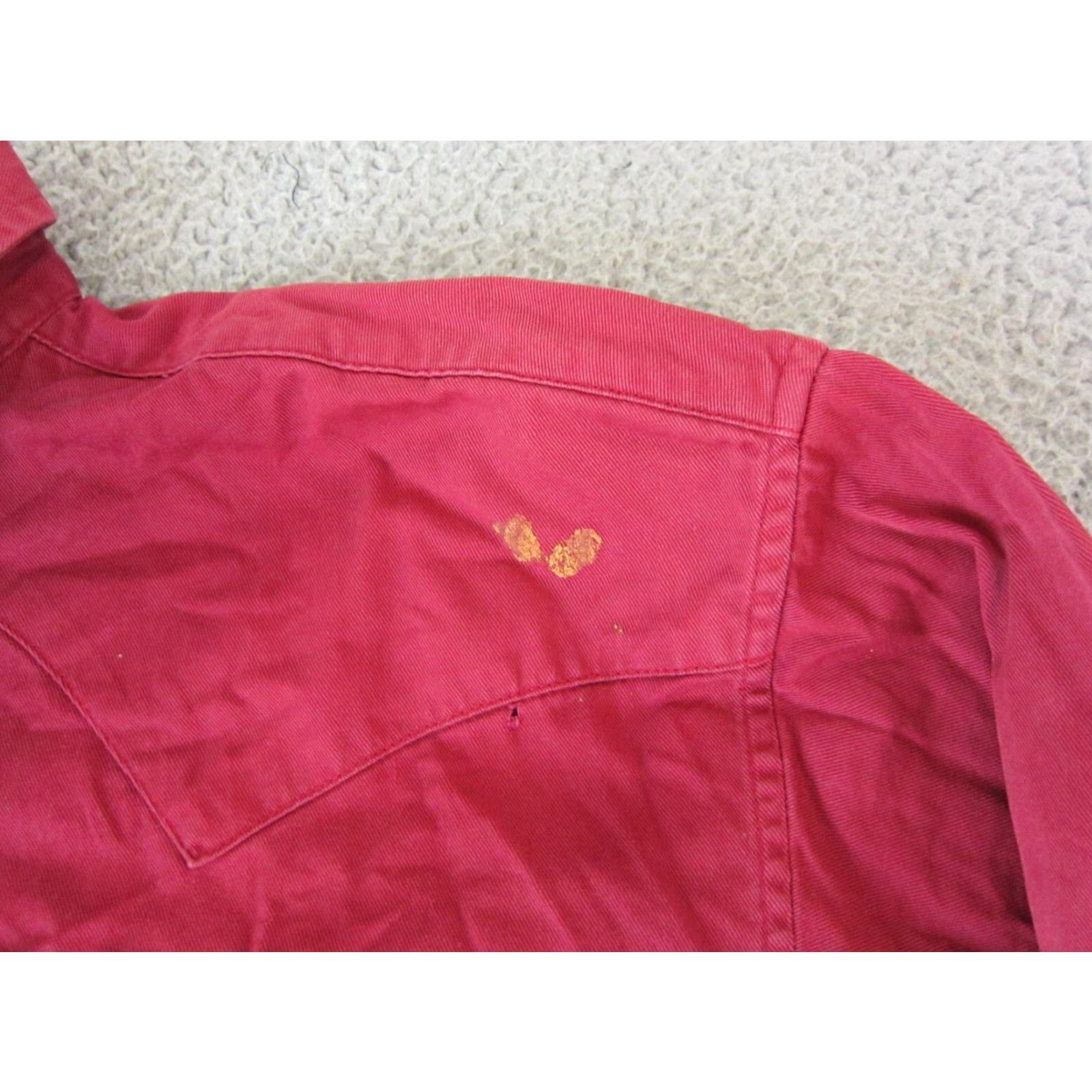 Vintage VINTAGE Panhandle Slim Shirt Panhandle Slim Shirt Adult Large Red Canvas Cowboy Rodeo Western Snap Mens Size US L / EU 52-54 / 3 - 3 Thumbnail
