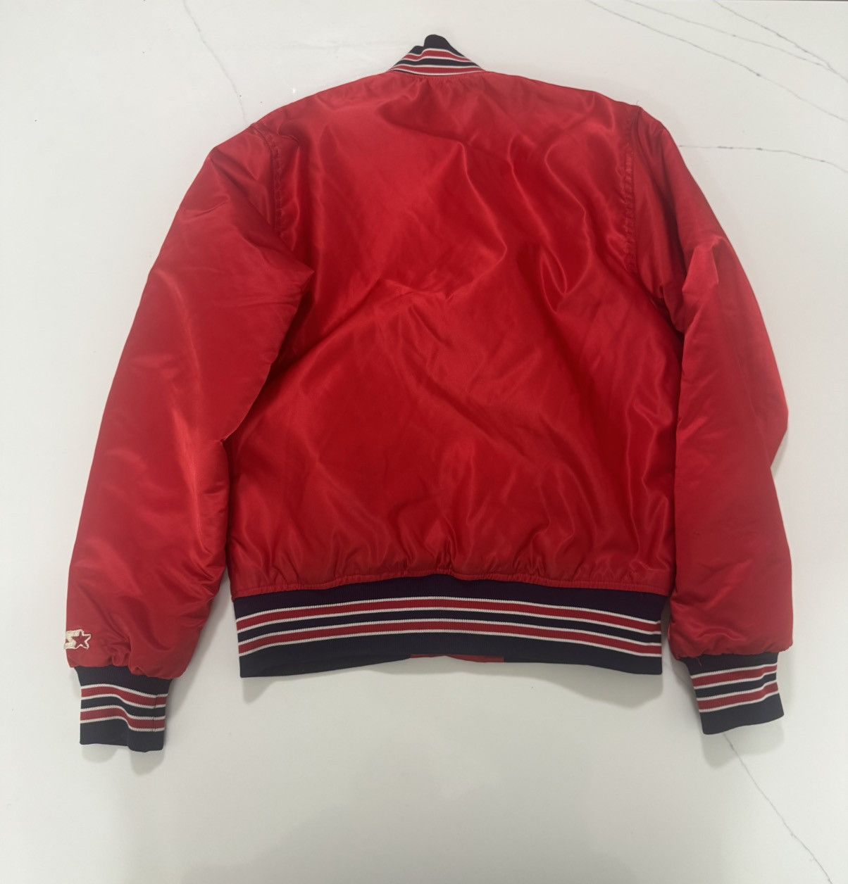 Starter Vintage 90s St. Louis Cardinals Satin Starter Jacket 🔥 Size US S / EU 44-46 / 1 - 2 Thumbnail