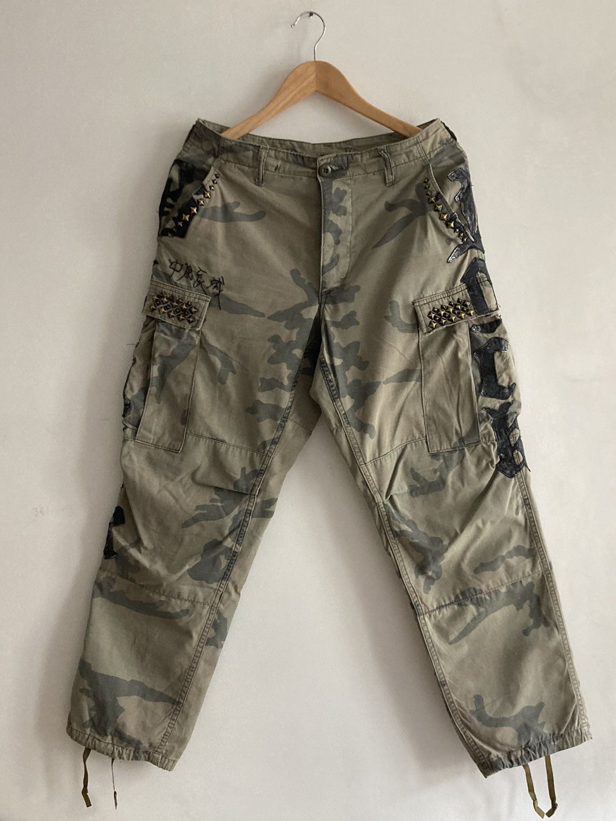 Designer × The Great China Wall × Vintage The Great China Wall - Camo Cargo Pant Size US 30 / EU 46 - 8 Thumbnail
