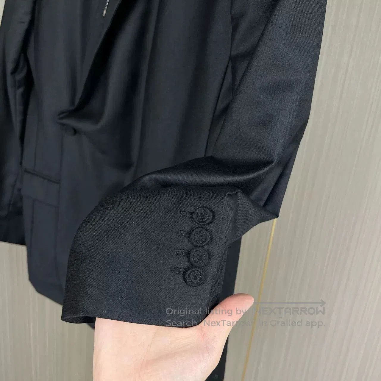 Dior black wool chain jacket by Dior. Size US XXL / EU 58 / 5 - 4 Thumbnail