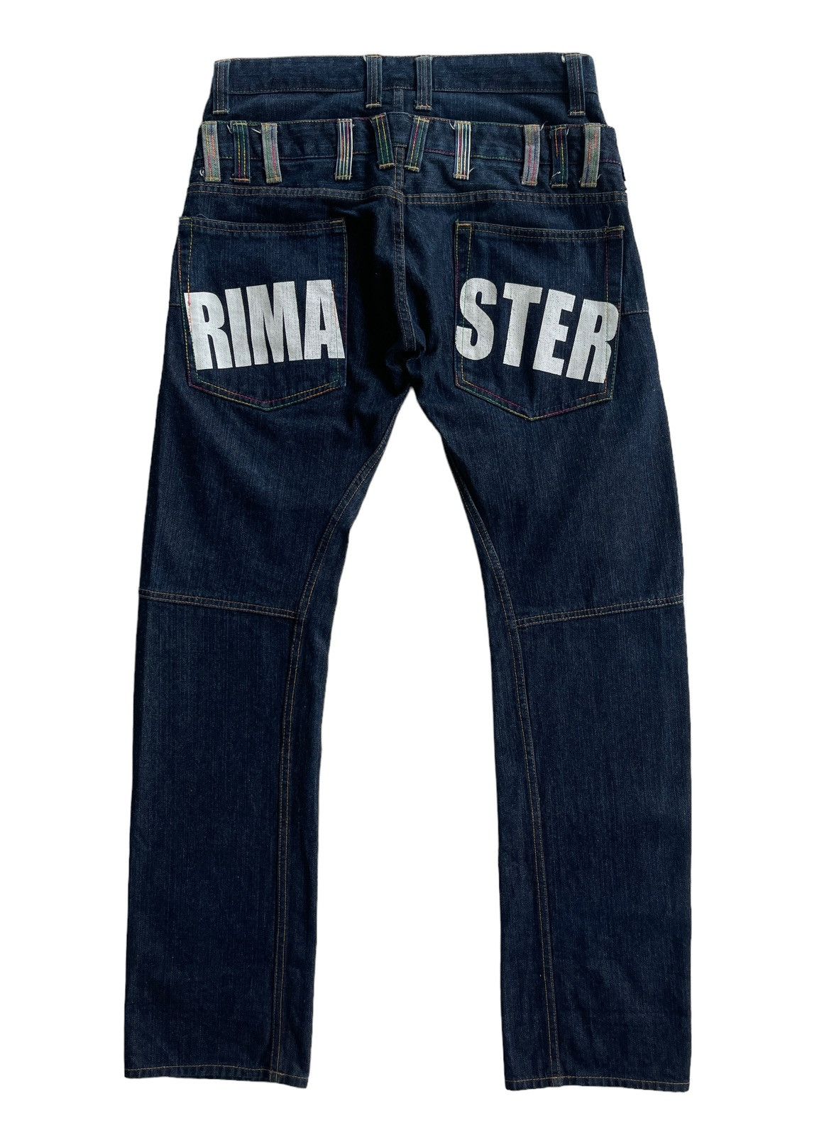 Japanese Brand Rimaster Double Waist Twist Denim Size US 33 - 2 Thumbnail