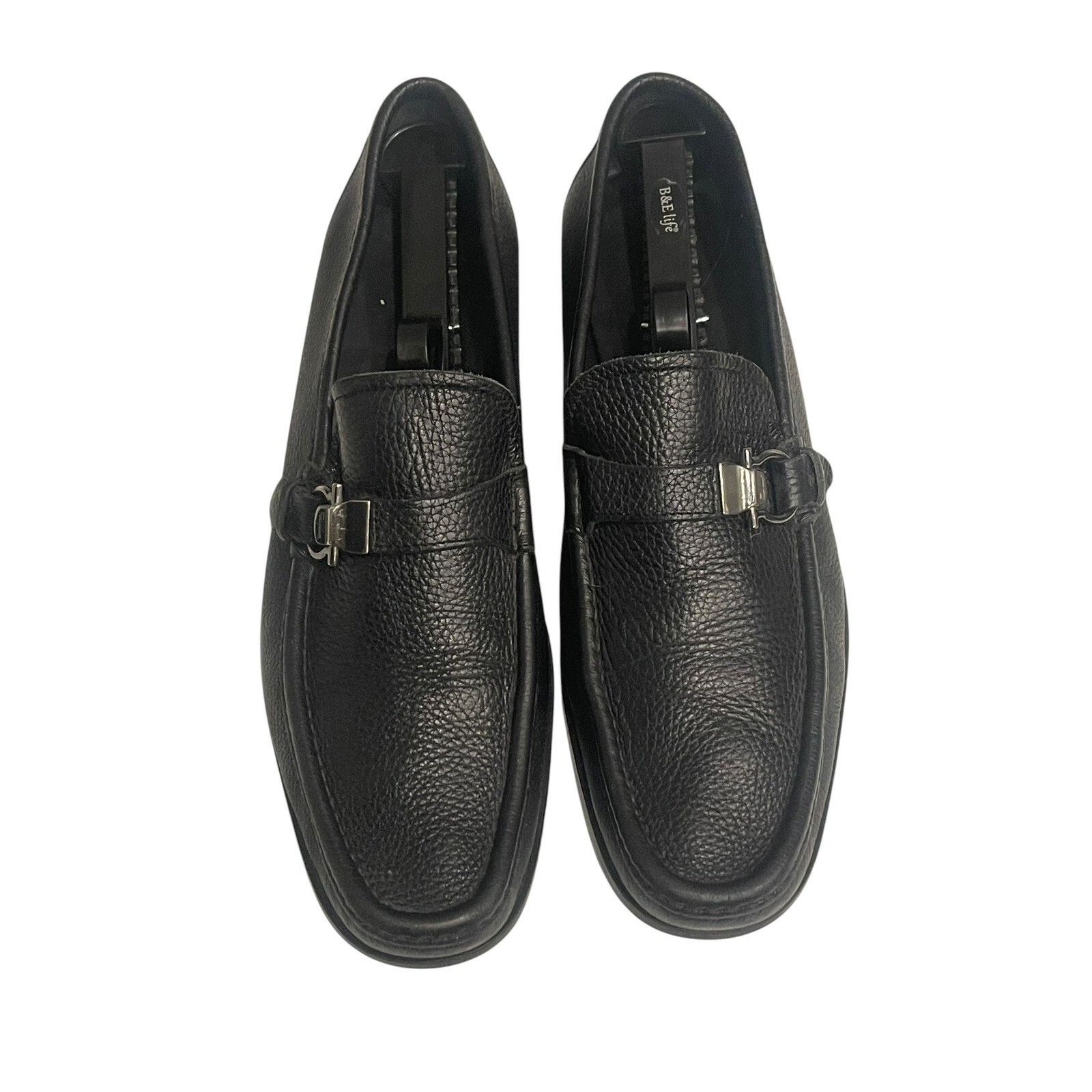 Salvatore Ferragamo Salvatore Ferragamo Pebble Leather Side Buckle Loafer 10.5 Size US 10.5 / EU 43-44 - 5 Thumbnail