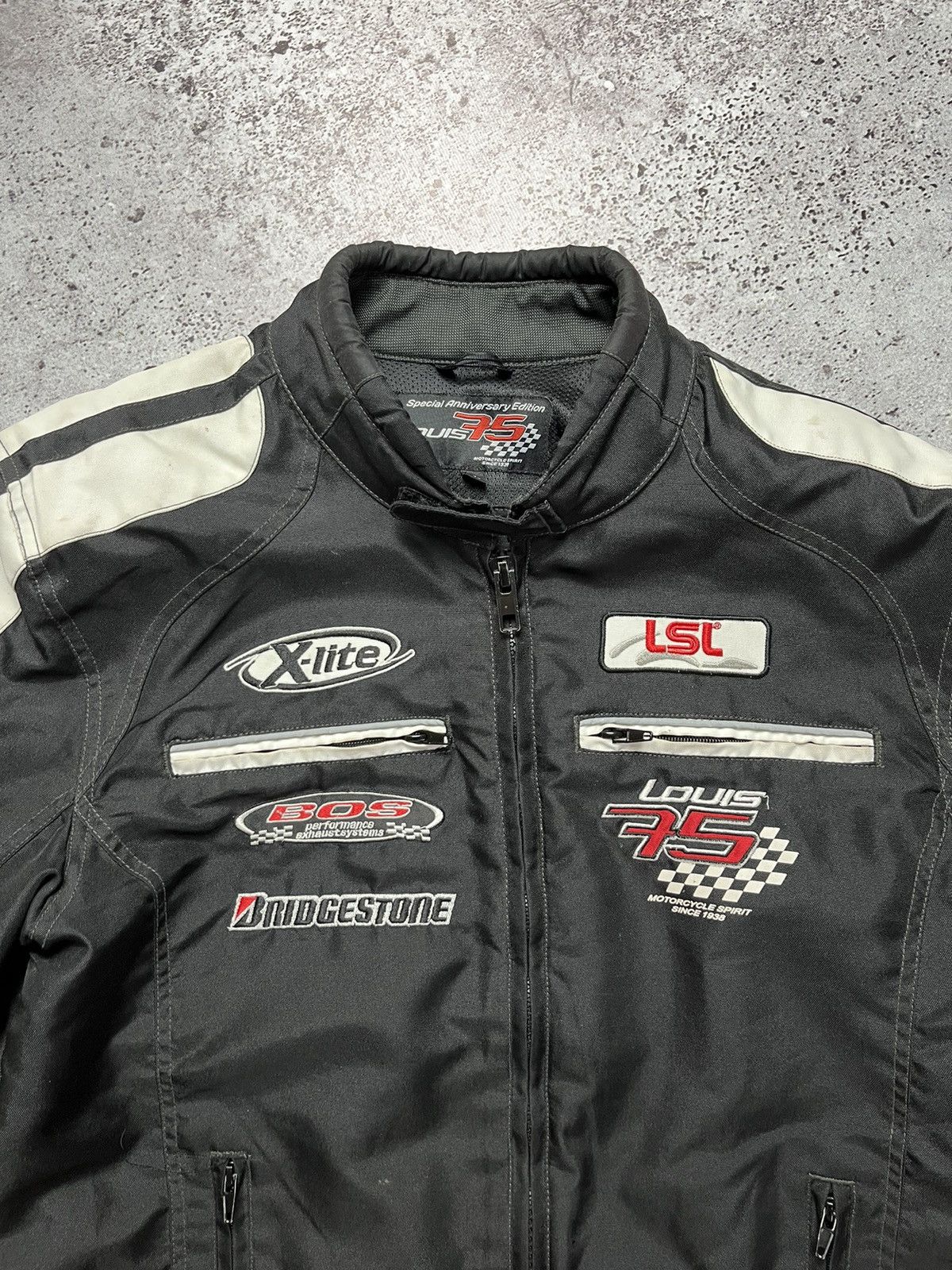 Vintage 🚘Vintage Bridgestone Louis 75 Motorcycle Racing Jacket Size US XL / EU 56 / 4 - 3 Thumbnail
