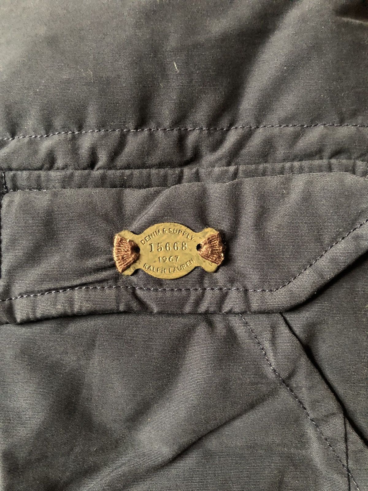 Denim & Supply Ralph Lauren Vtg Navy Blue Down Gilet Filled Puffer Vest Hunting Jacket Size US S / EU 44-46 / 1 - 5 Thumbnail