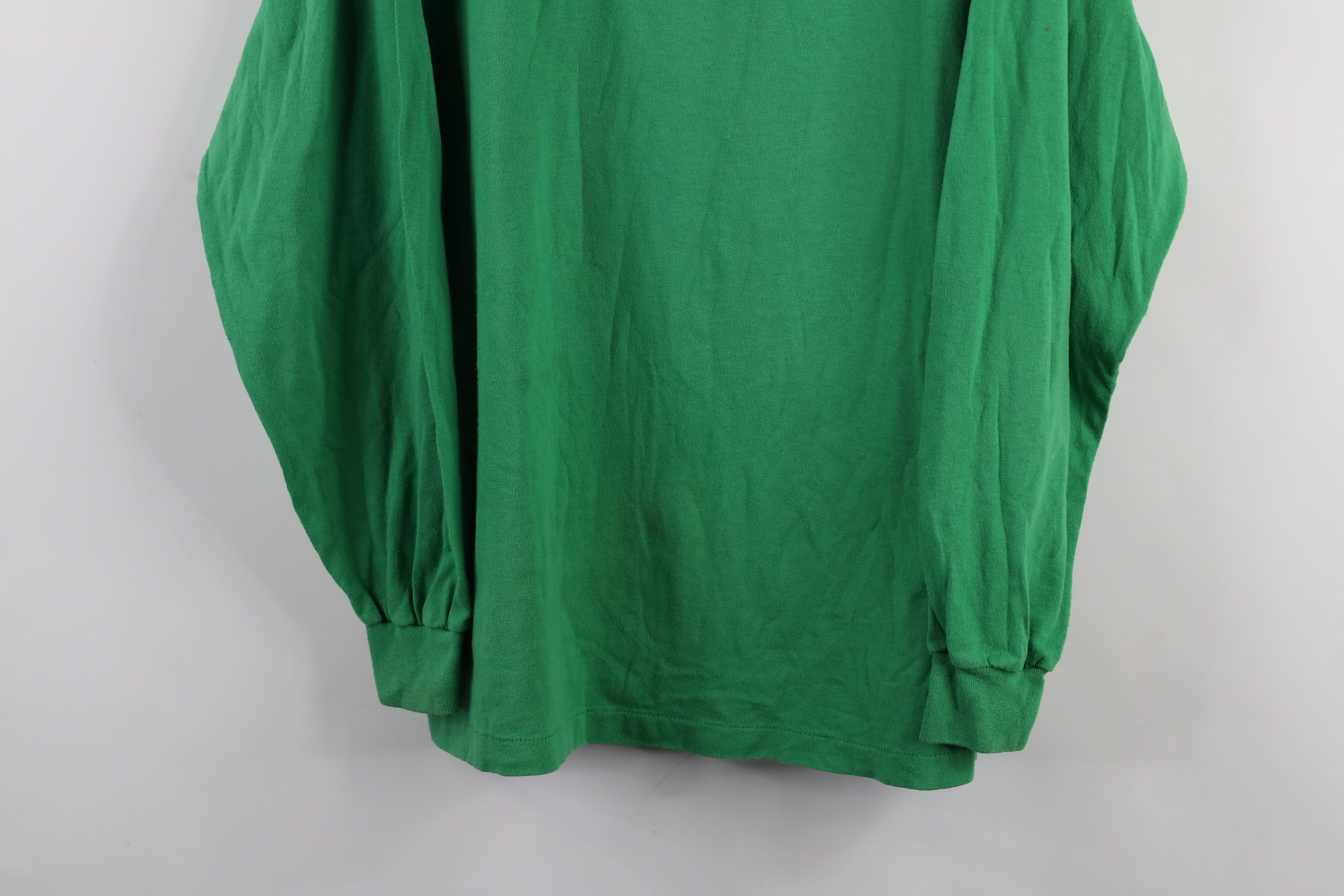 Vintage Vintage 90s Pizza and Subs Long Sleeve T-Shirt Green USA Size US XXL / EU 58 / 5 - 3 Thumbnail