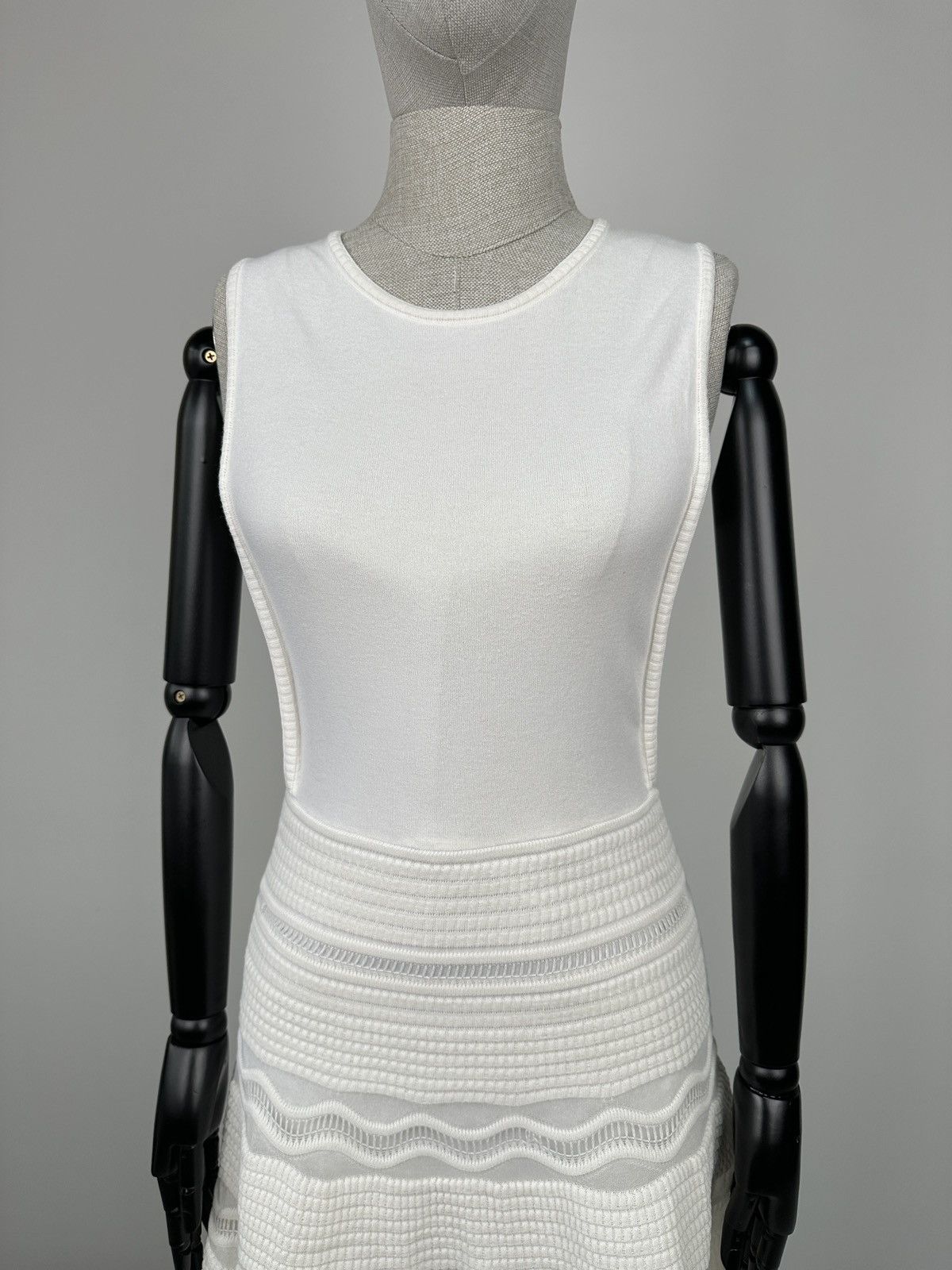 Missoni MISSONI White Jersey A-Line Mini Dress size 42 Women’s Size M / US 6-8 / IT 42-44 - 6 Thumbnail