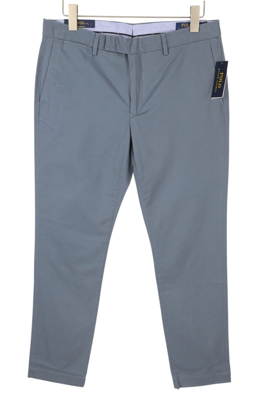 Ralph Lauren W33/L32 Blue Slim Stretch Chino Trousers 87042 Size US 33 - 1 Thumbnail