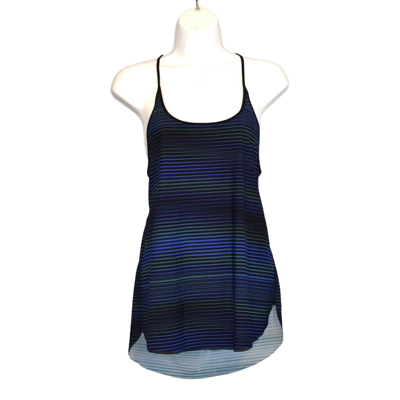Lululemon LULULEMON ATHLETICA Striped To Tide Racerback Tank Top Sz 6 Size M / US 6-8 / IT 42-44 - 3 Thumbnail