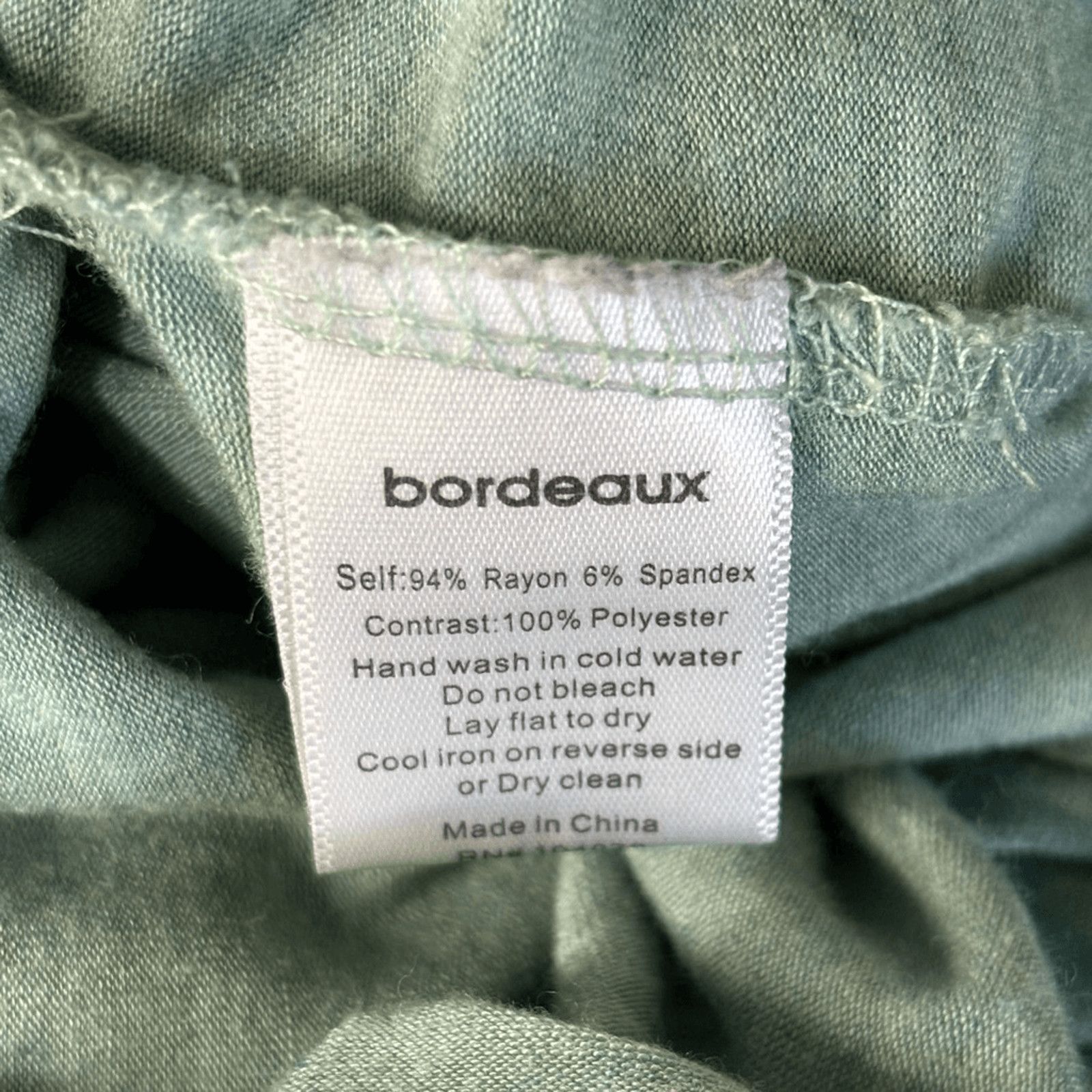 Other Bordeaux Green Asymmetrical Hem Lumi Long Sleeve Small Size S / US 4 / IT 40 - 7 Thumbnail