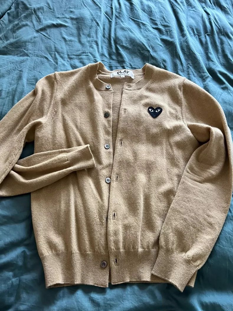 Comme des Garcons Comme Des Garcons Yellow Cardigan Round Neck Size L / US 10 / IT 46 - 5 Thumbnail