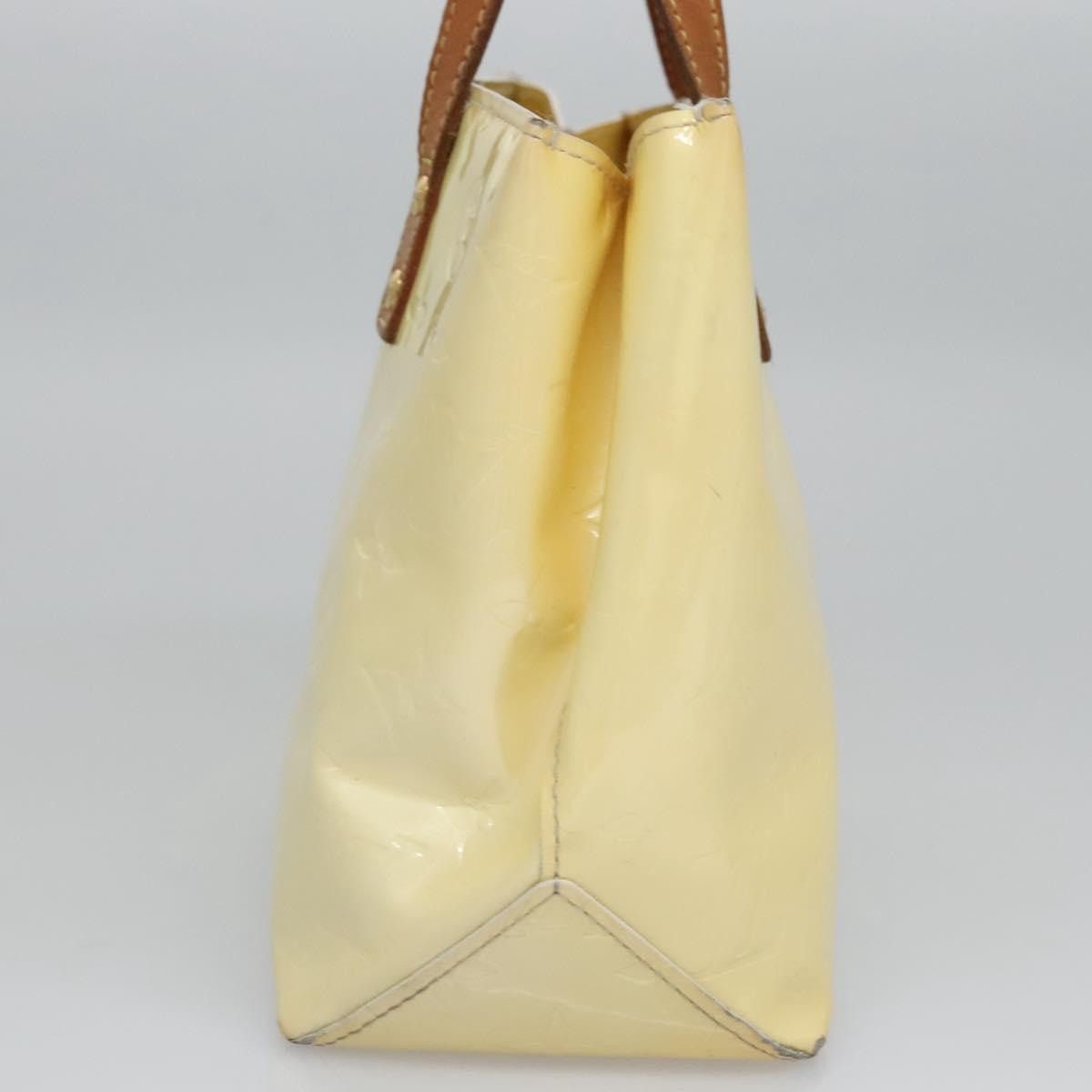 Louis Vuitton LOUIS VUITTON Monogram Vernis Reade PM Hand Bag Perle M91336 Size ONE SIZE - 6 Thumbnail