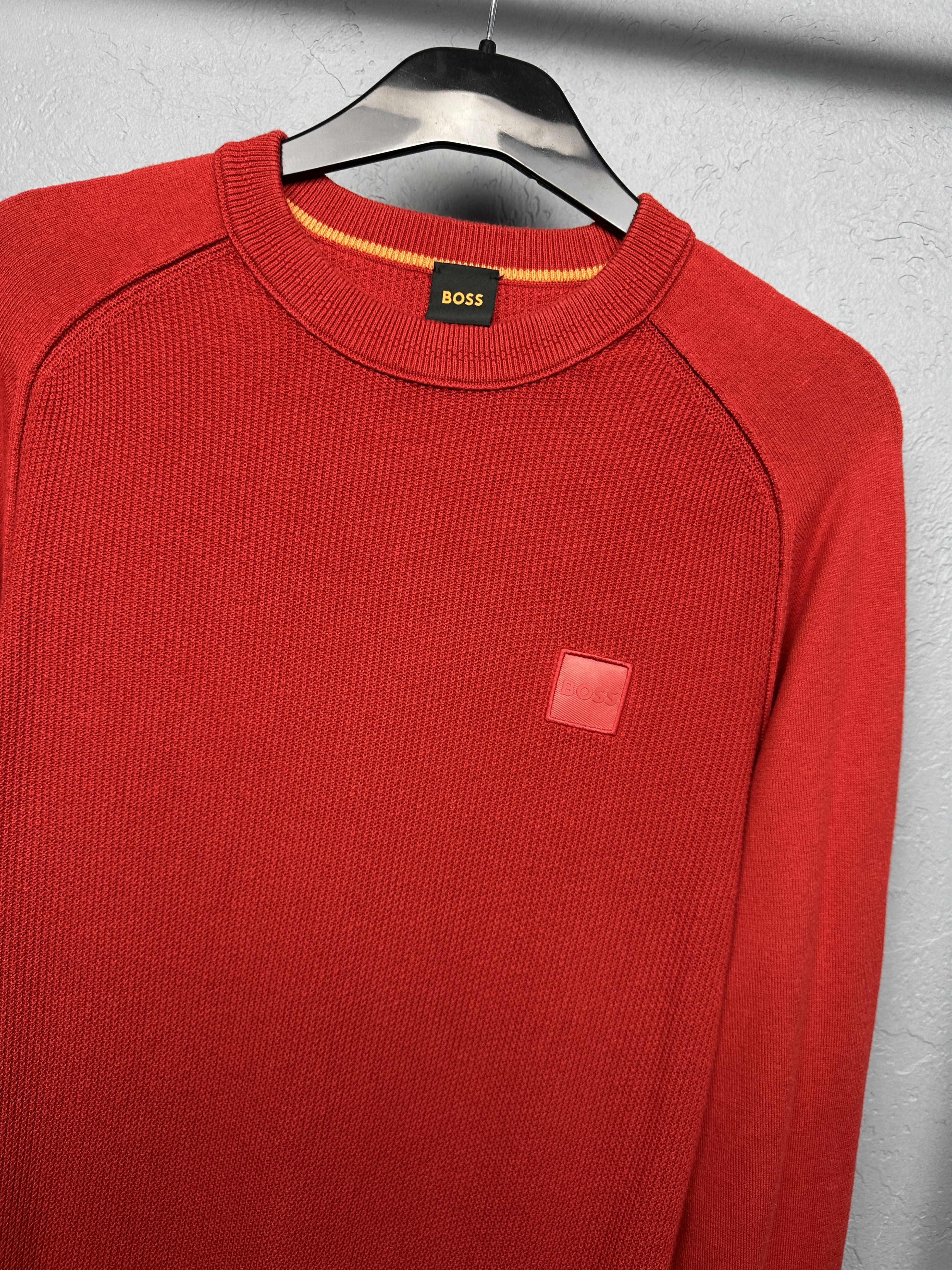 Hugo Boss Hugo Boss Mens Crew Neck Knit Sweater Size US L / EU 52-54 / 3 - 2 Thumbnail
