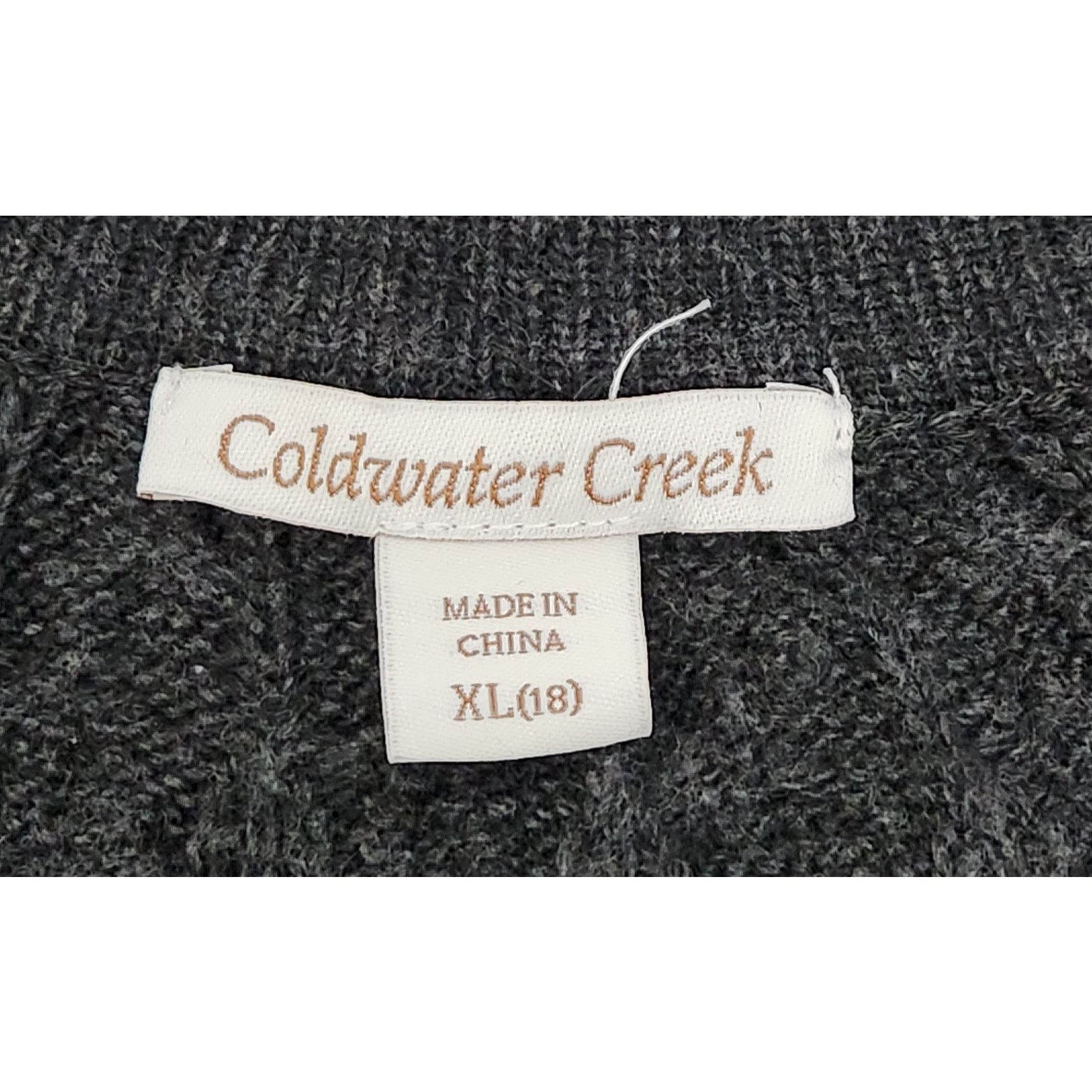 Coldwater Creek Coldwater Creek Charcoal 3 Button Cardigan Sweater XL 18 Size XL / US 12-14 / IT 48-50 - 5 Thumbnail