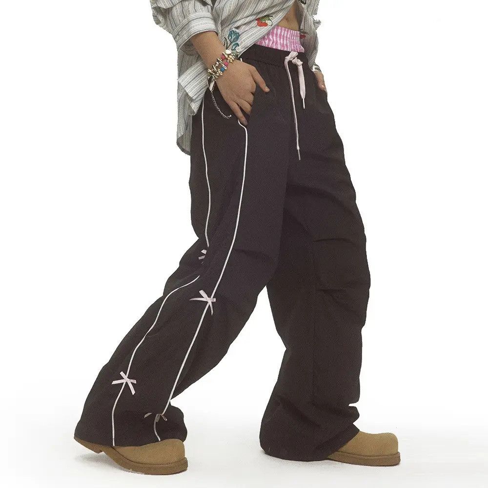 Japanese Brand × Jean Baggy Stacked Sweatpants, Wide Leg Sweats Size US 32 / EU 48 - 2 Thumbnail
