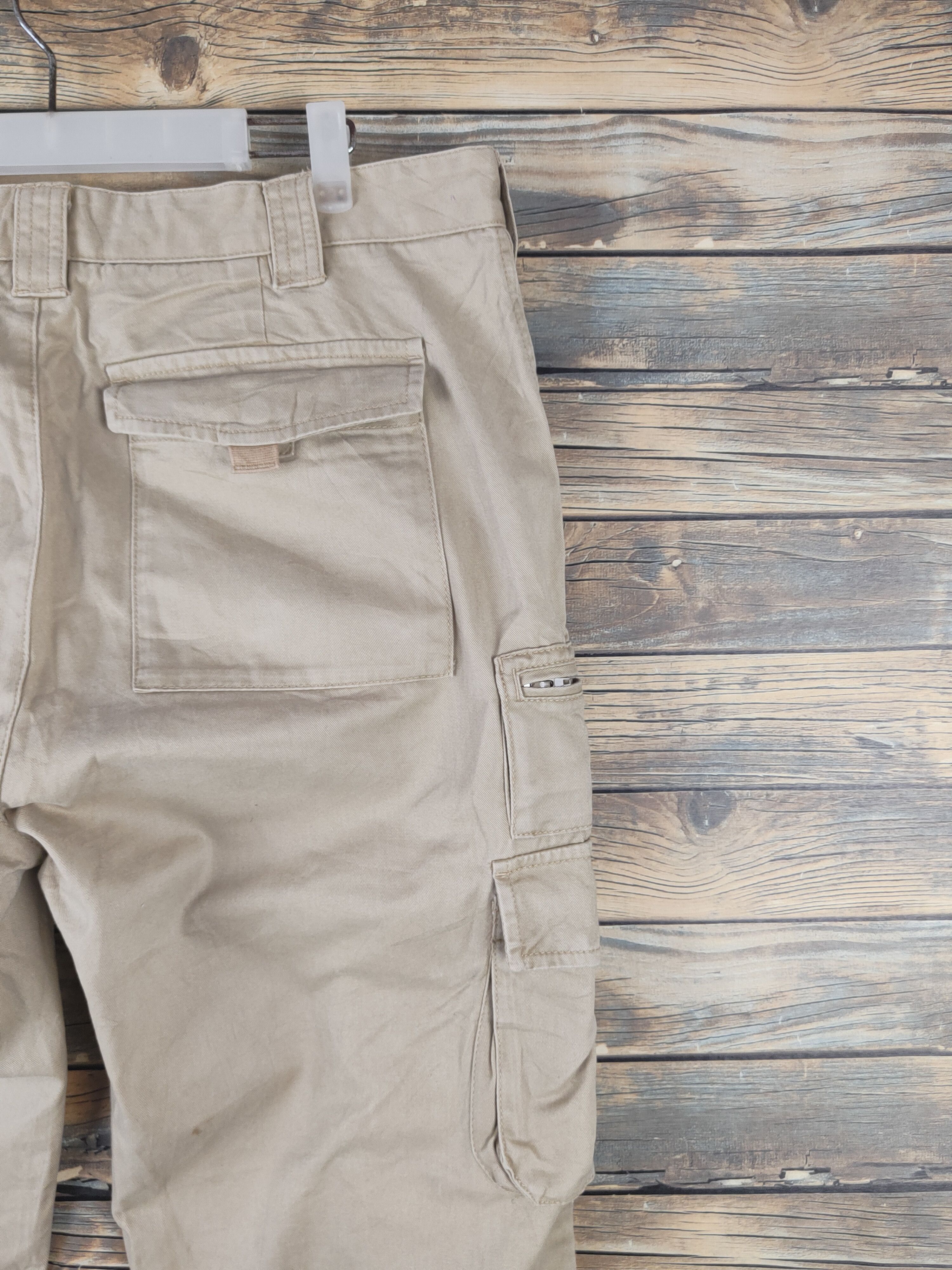 Japanese Brand D Eddie Bauer Beige Multipocket Tactical Cargo Pants #1641 Size US 36 / EU 52 - 10 Thumbnail