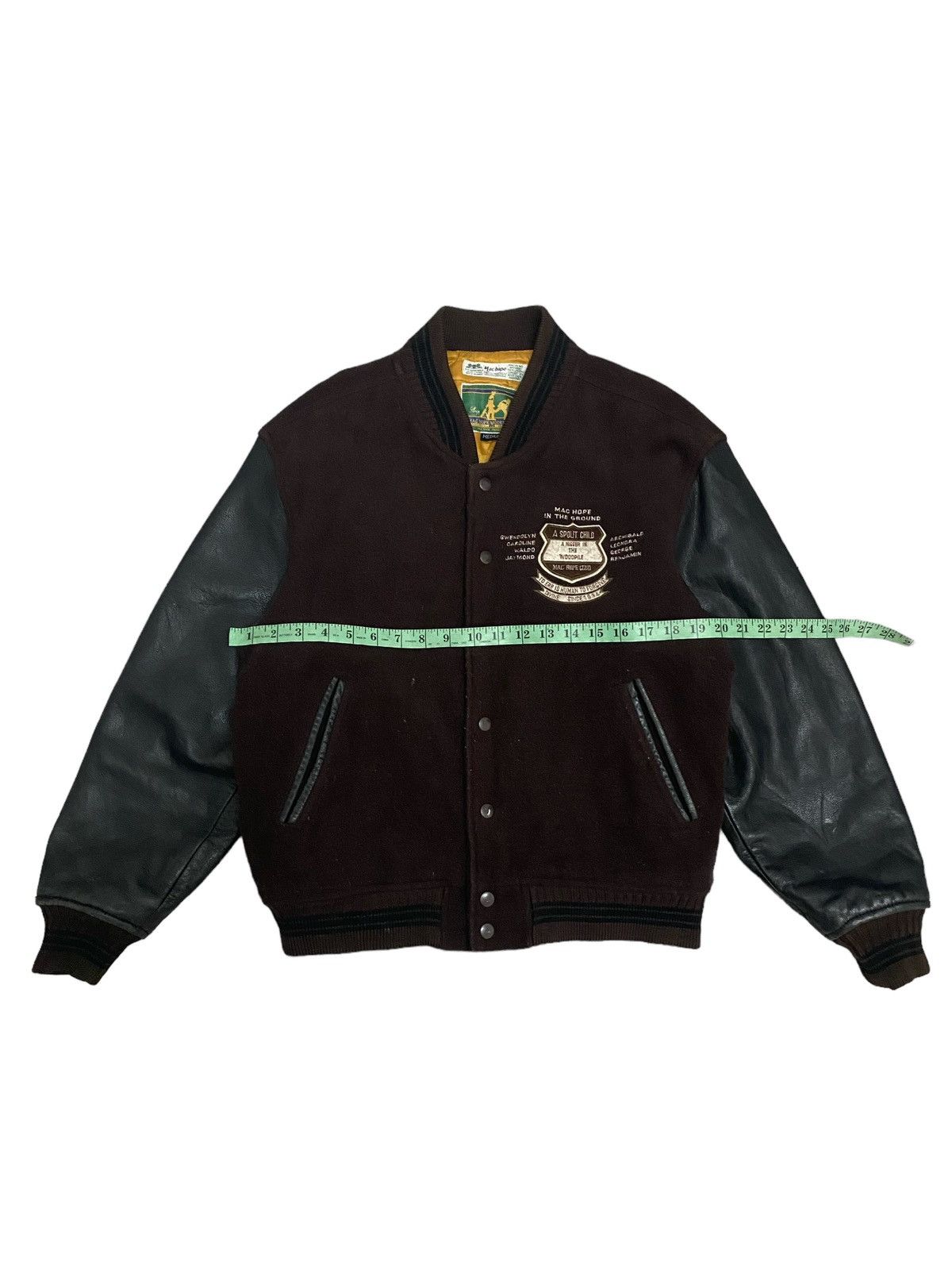 Japanese Brand × Vintage Offer‼️Vintage Machope Japanese Varsity Jacket Size US M / EU 48-50 / 2 - 11 Thumbnail