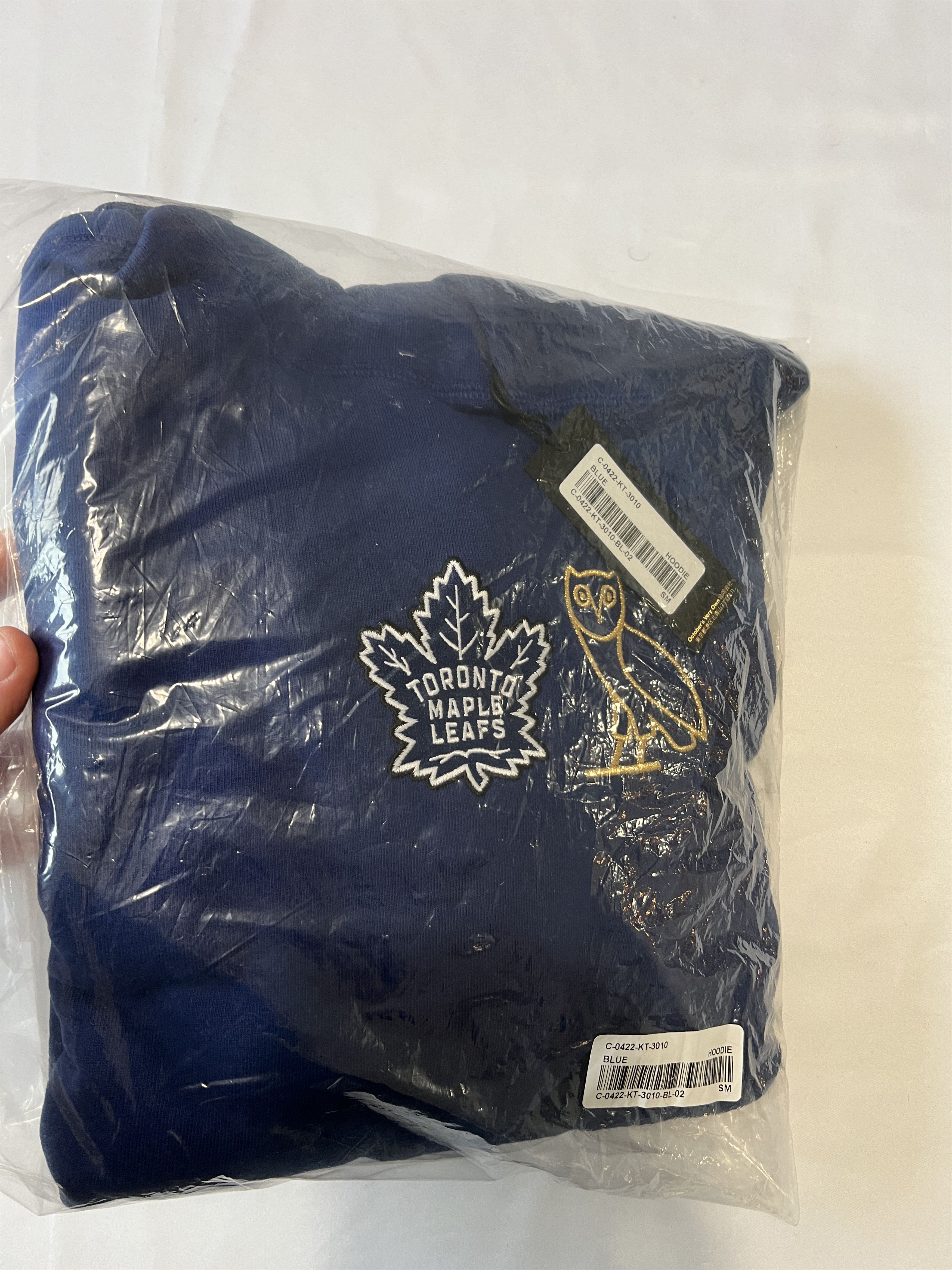 Drake OVOx NHL x TORONTO MAPLE LEAFS CLASSIC OWL HOODIE - BLUE Size US S / EU 44-46 / 1 - 3 Thumbnail