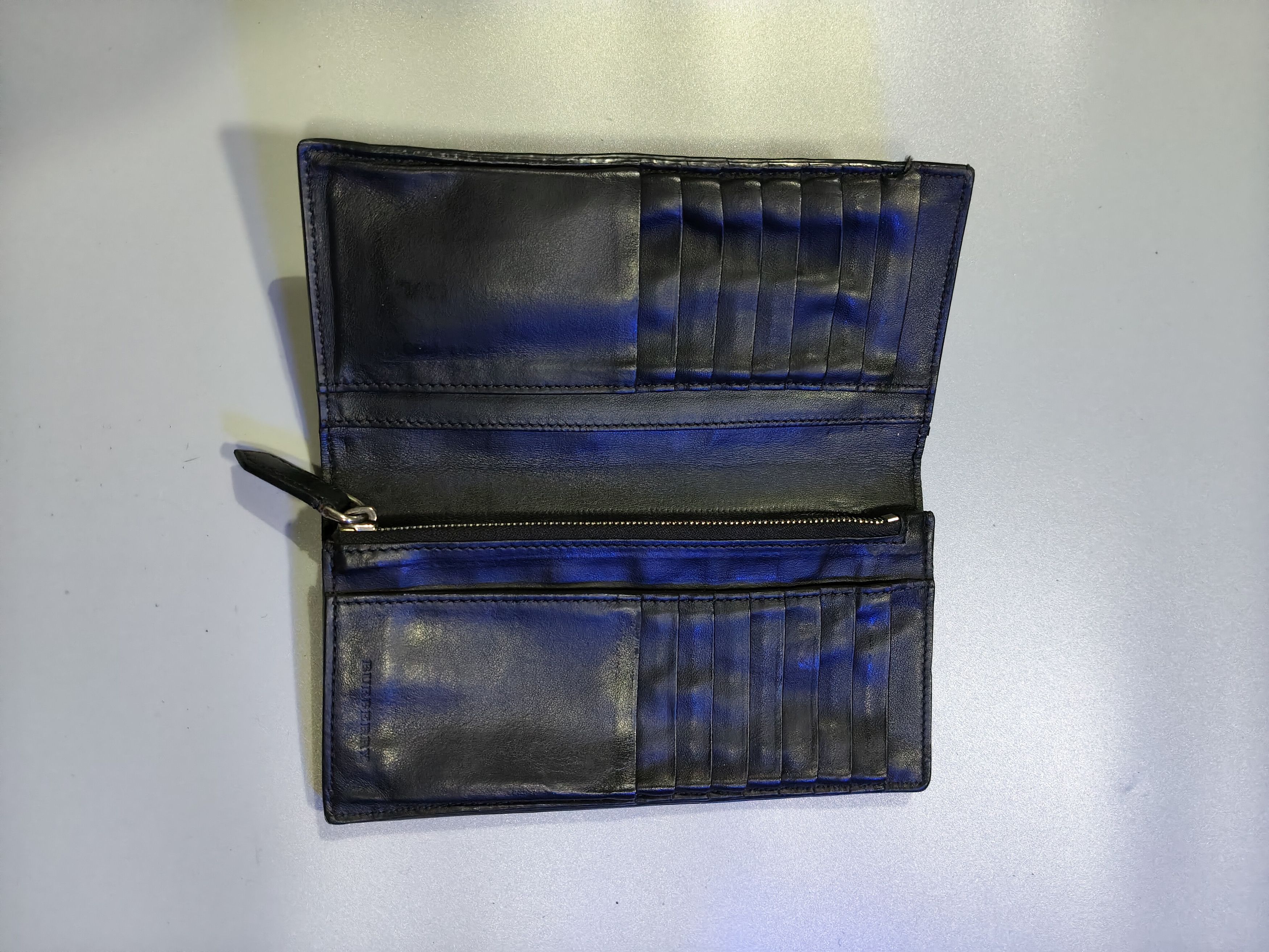 Burberry Burberry Canvas Long Wallet iconic Nova Check pattern. Size ONE SIZE - 4 Thumbnail