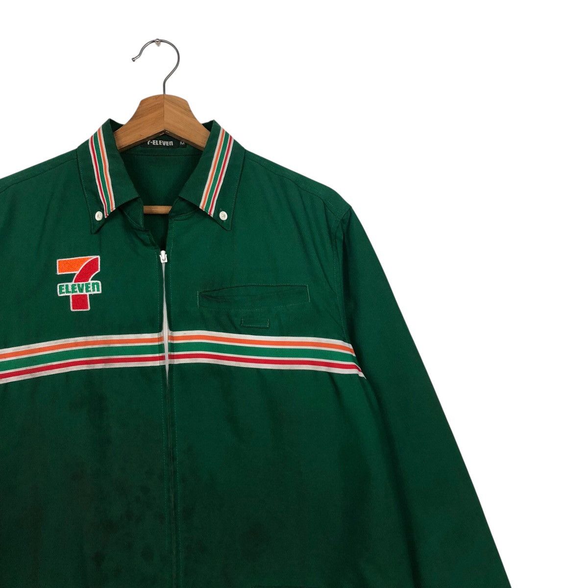 Japanese Brand 📌Vintage Chore Worker Jacket 7-Eleven Spell Out Big Logo Size US M / EU 48-50 / 2 - 7 Thumbnail