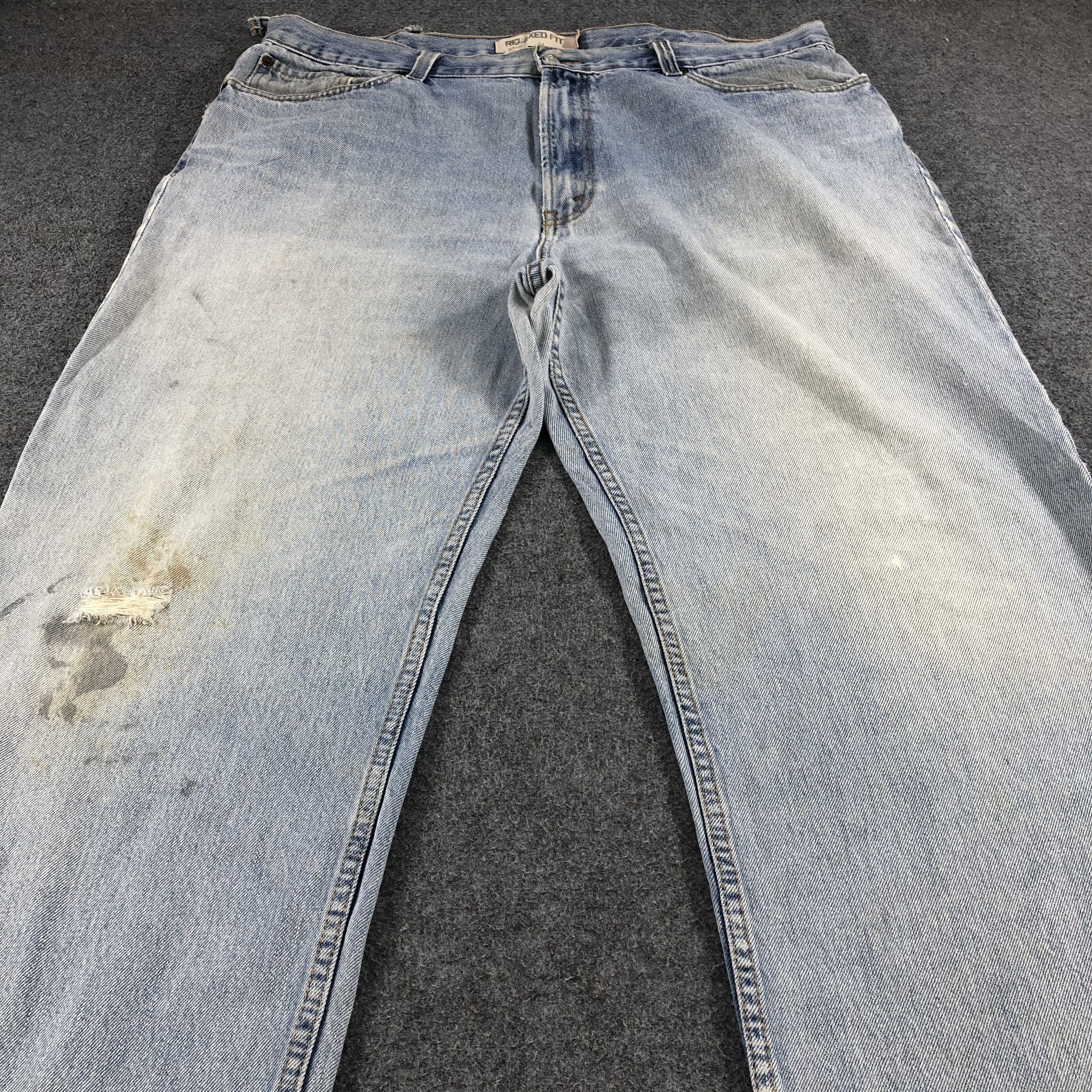 Levi's Vintage Light Wash Levis 550 Jeans-J1256 Size US 41 - 3 Thumbnail