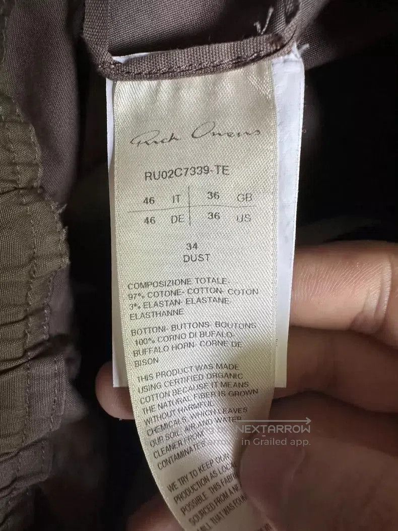 Rick Owens Rick Owens Cargo Bela Wide. Size US 35 - 6 Thumbnail