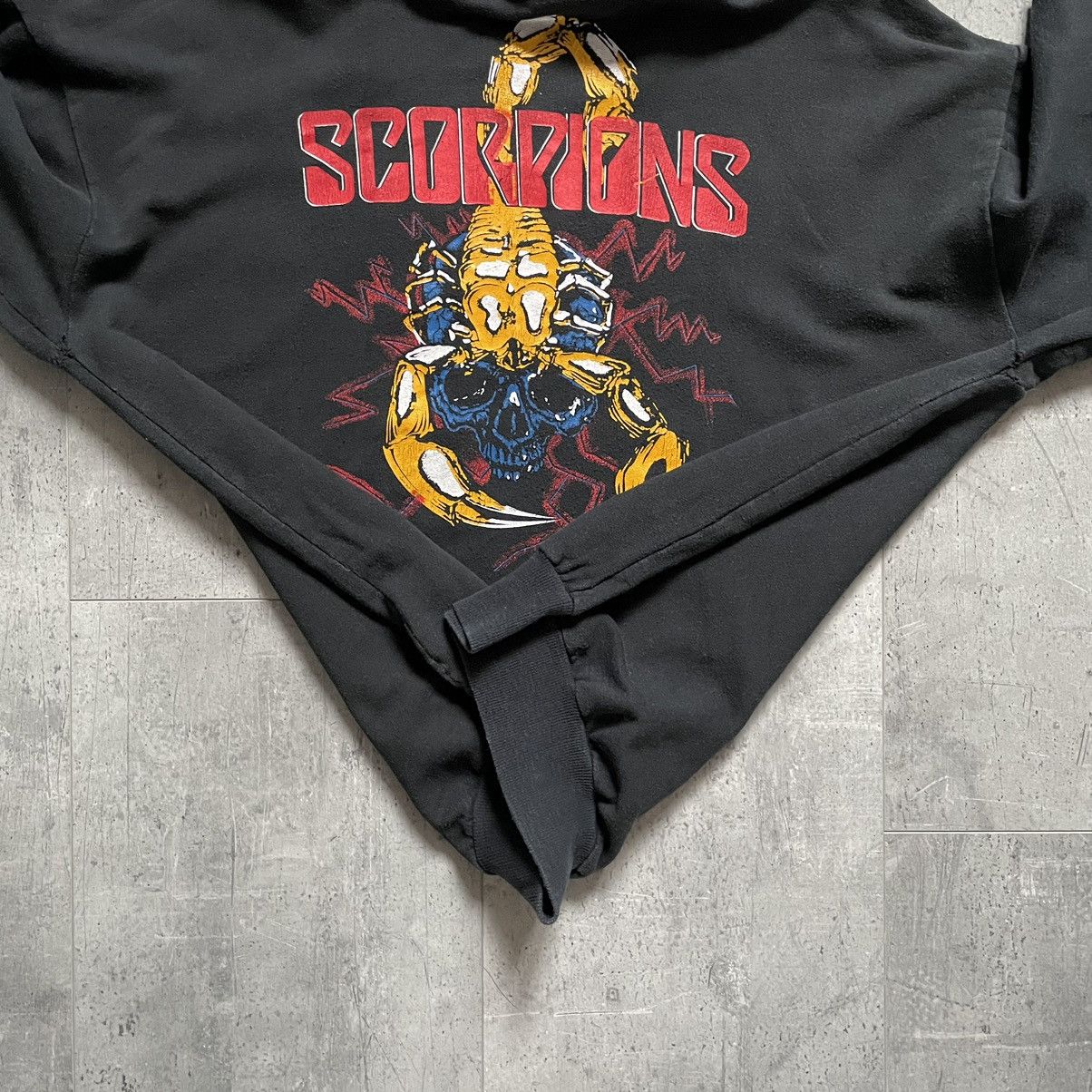 Band Tees Vintage 90s Scorpions Band Washed Hoodie Size US M / EU 48-50 / 2 - 12 Thumbnail
