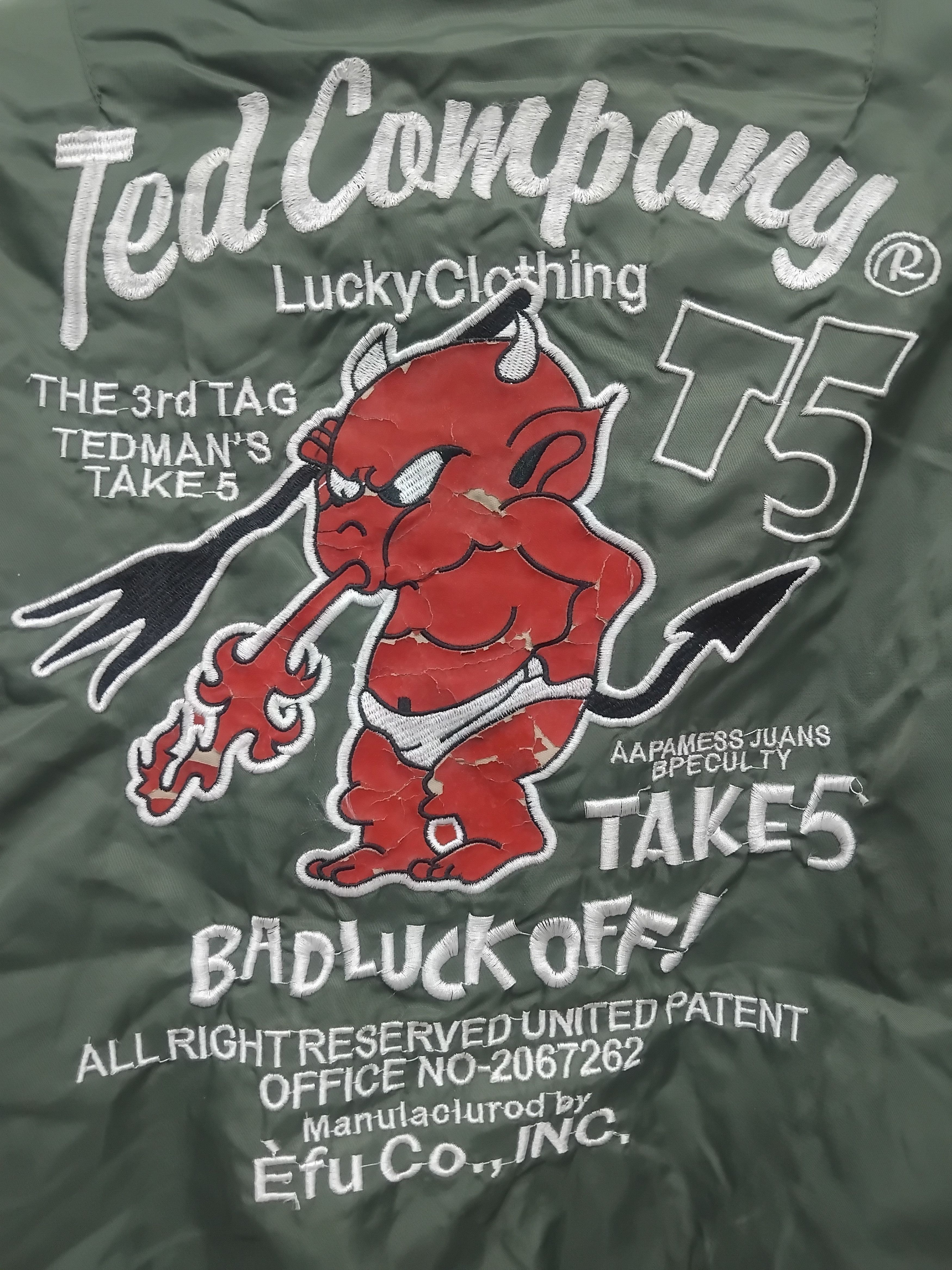 Japanese Brand 💥Tedman company take 5 Green military jacket Size US M / EU 48-50 / 2 - 7 Thumbnail