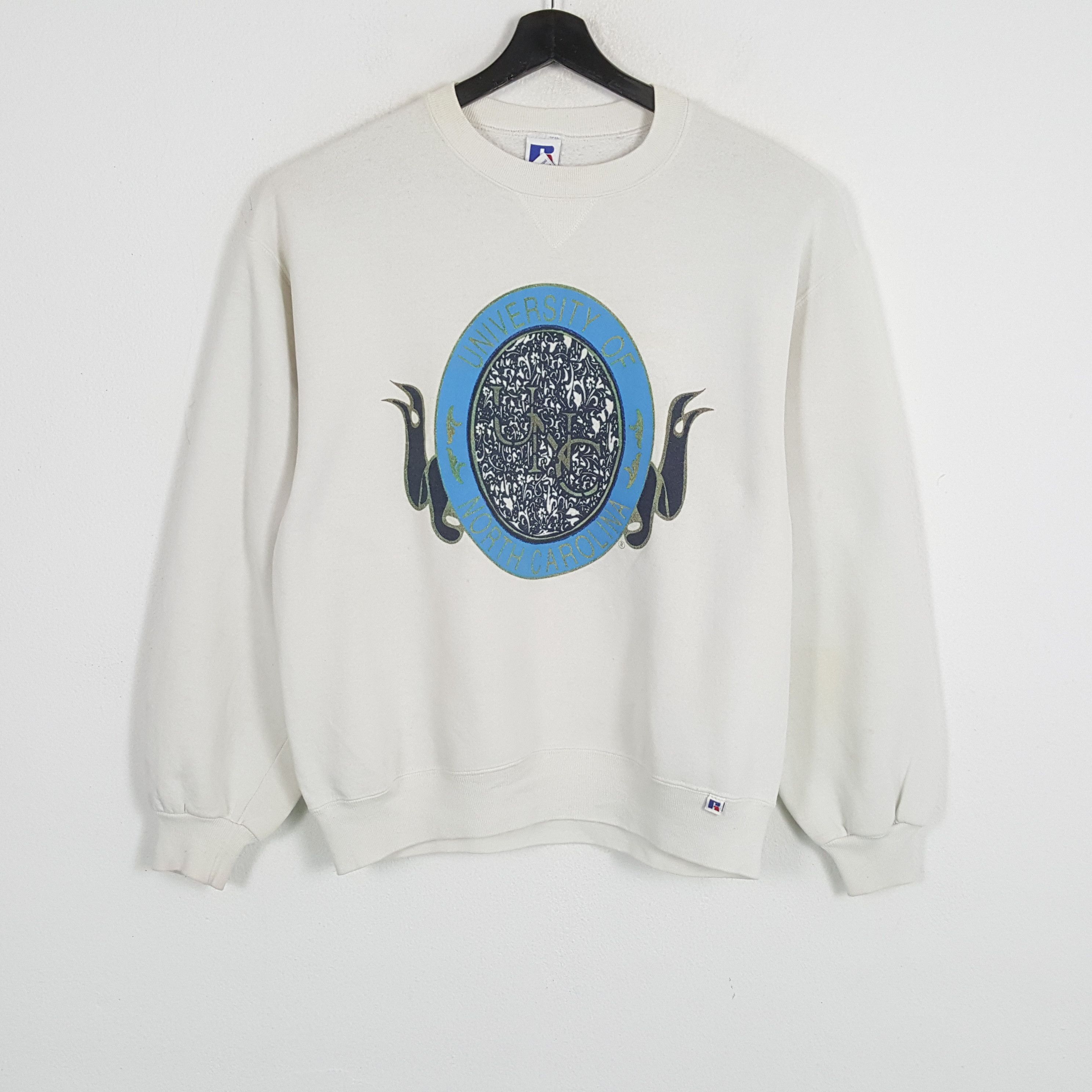 Russell Athletic × Vintage UNIVERSITY OF NORTH CAROLINA Vintage Sweatshirt Size US L / EU 52-54 / 3 - 1 Thumbnail