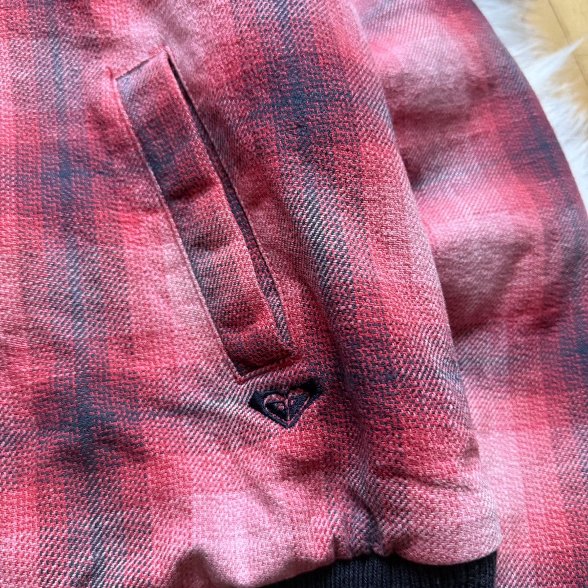 If Six Was Nine 📌 Vintage Roxy Quiksilver Faux Fur Y2K Bomber Jacket Size S / US 4 / IT 40 - 10 Thumbnail